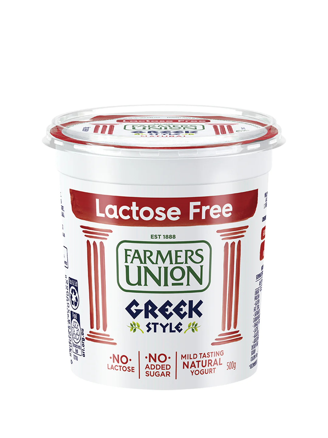 FARMERS UNION GREEK LACTOSE FREE 500G - Image 2