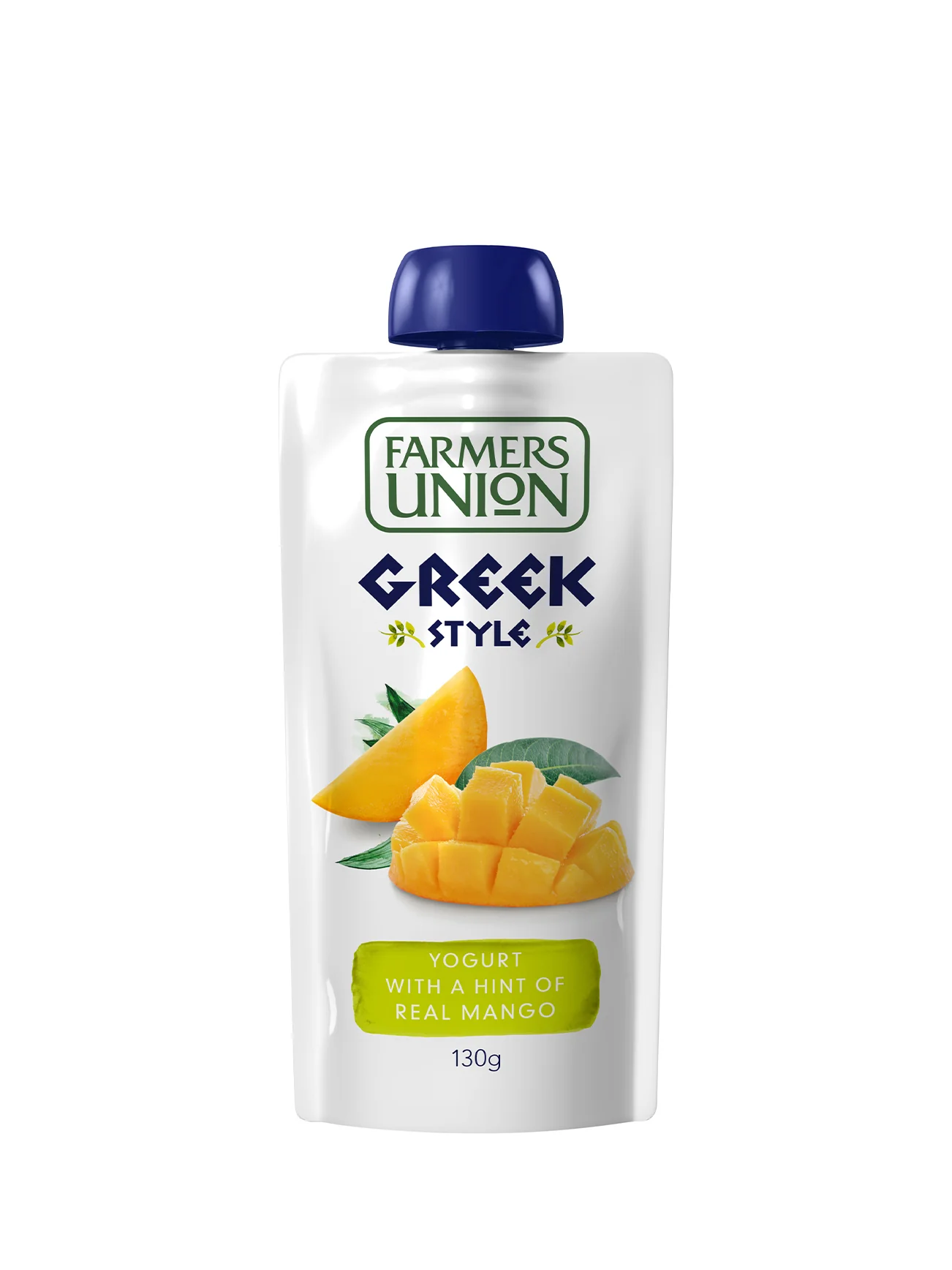 FARMERS UNION GREEK POUCH MANGO 130G