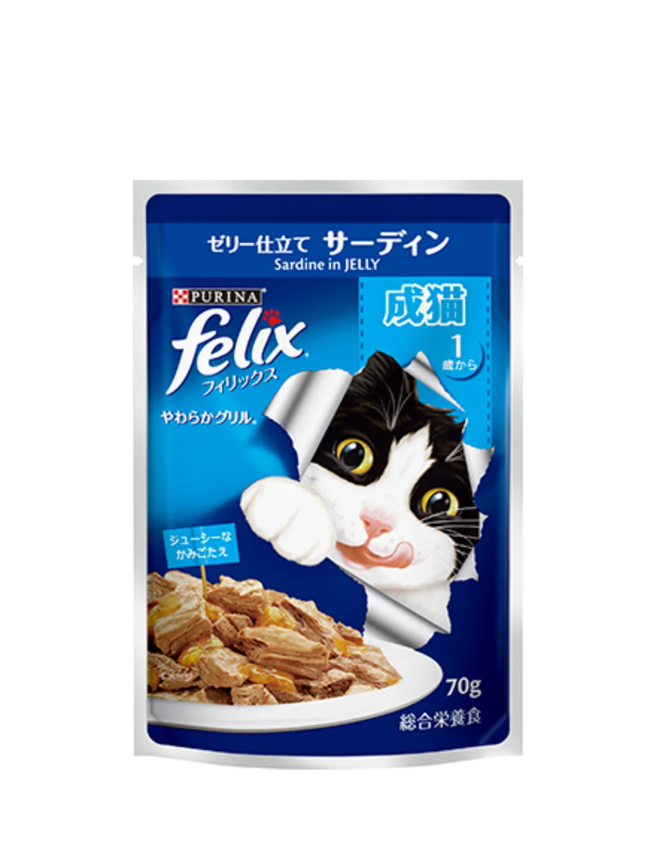 FELIX ADULT SARDINE POUCH 70G - Image 2
