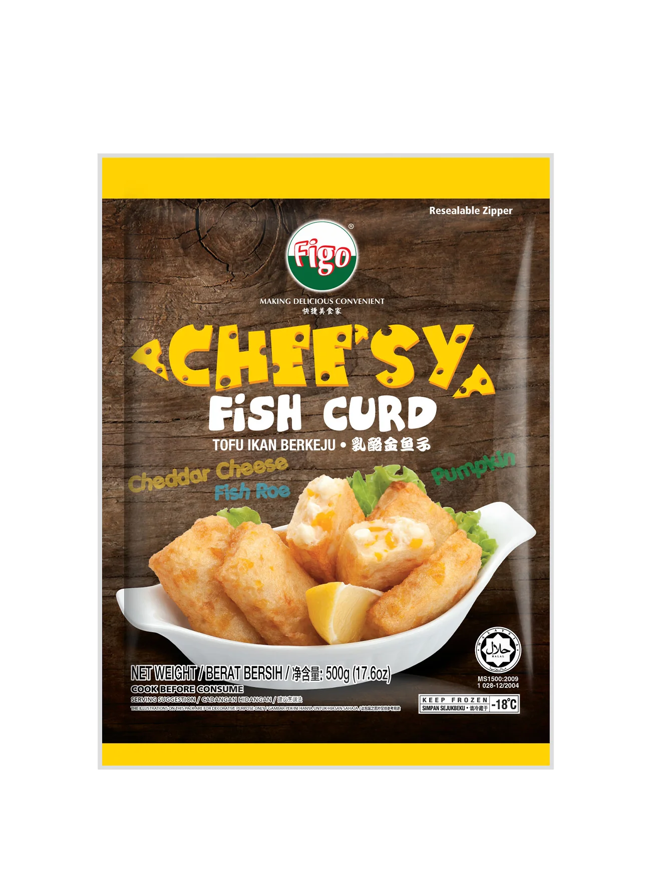 FIGO CHEE'SY FISH CURD 500G