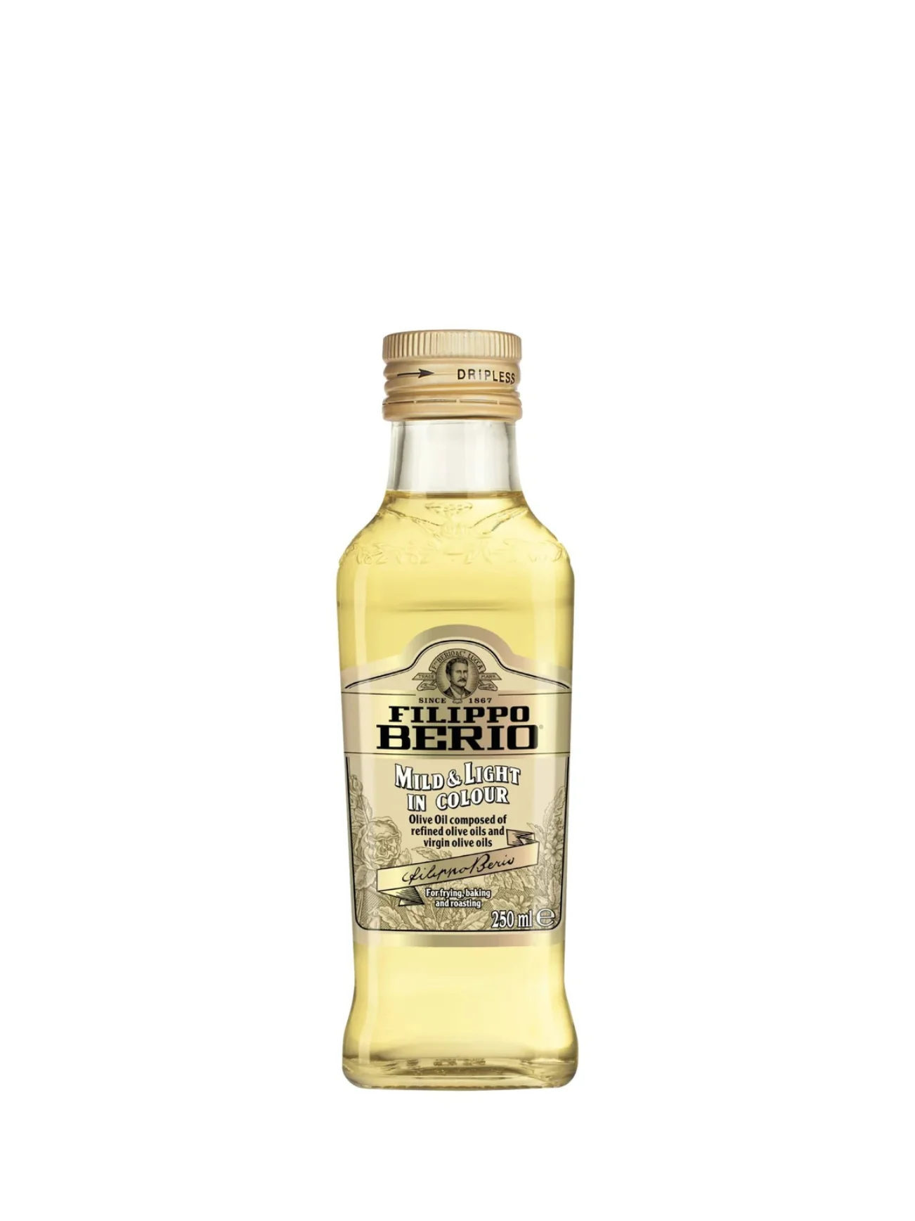 FILLIPO BERIO MILD&LIGHT PURE OLIVE OIL 250ML