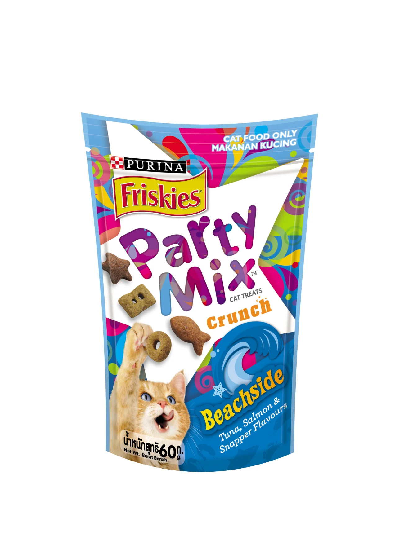 FRISKIES PARTY MIX BEACHSIDE CRUNCH 60G - Image 2
