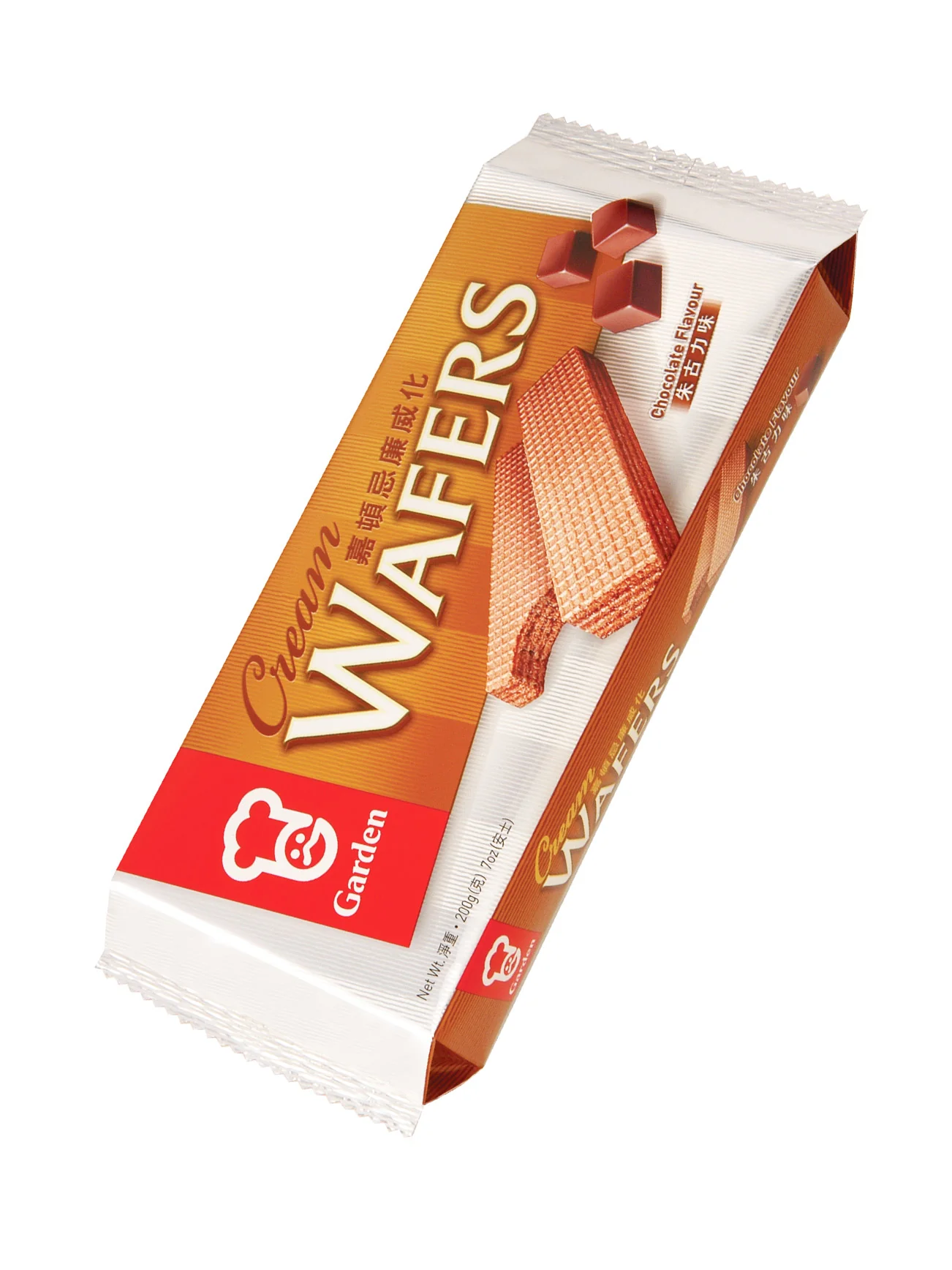 GARDEN CREAM WAFFERS-CHOCOLATE 200G