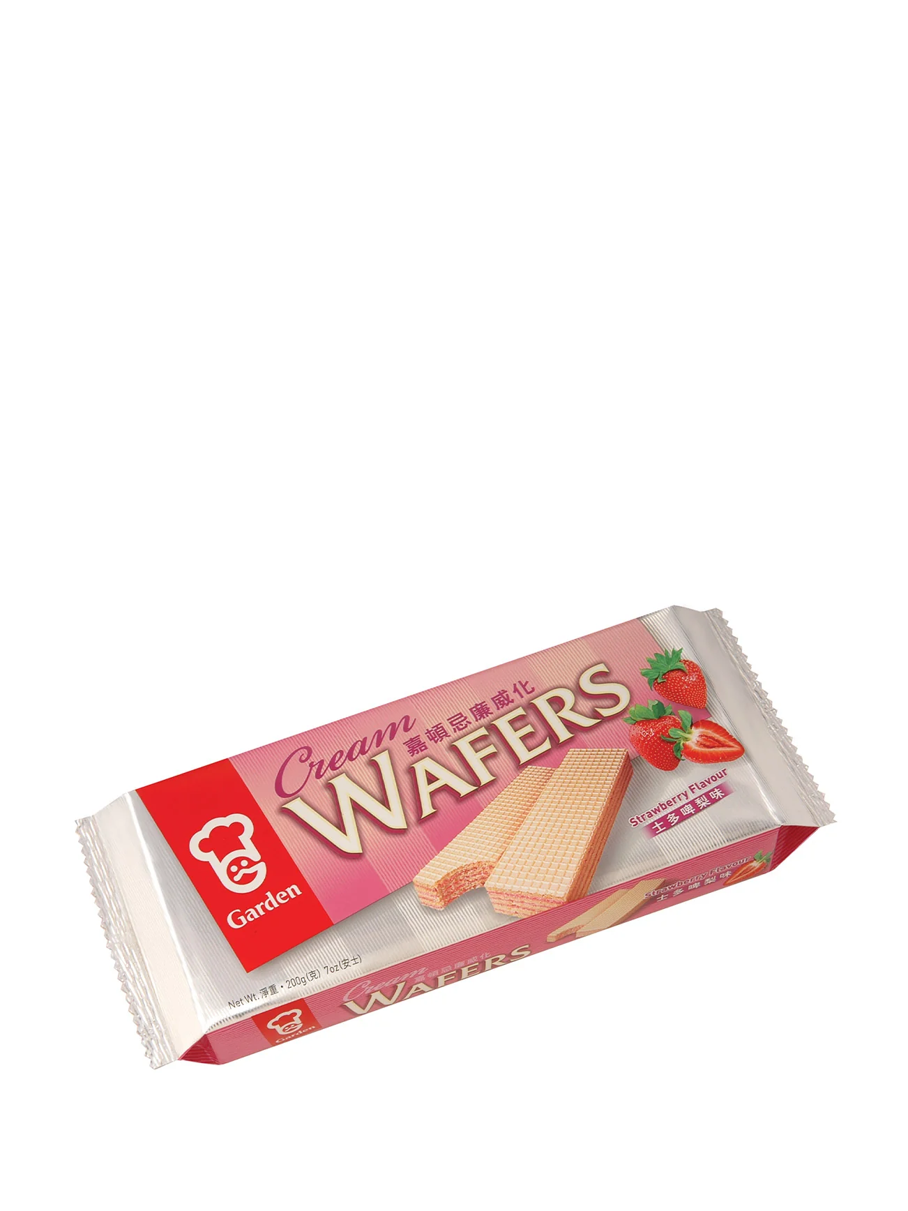 GARDEN CREAM WAFFERS-STRAWBERRY 200G - Image 2