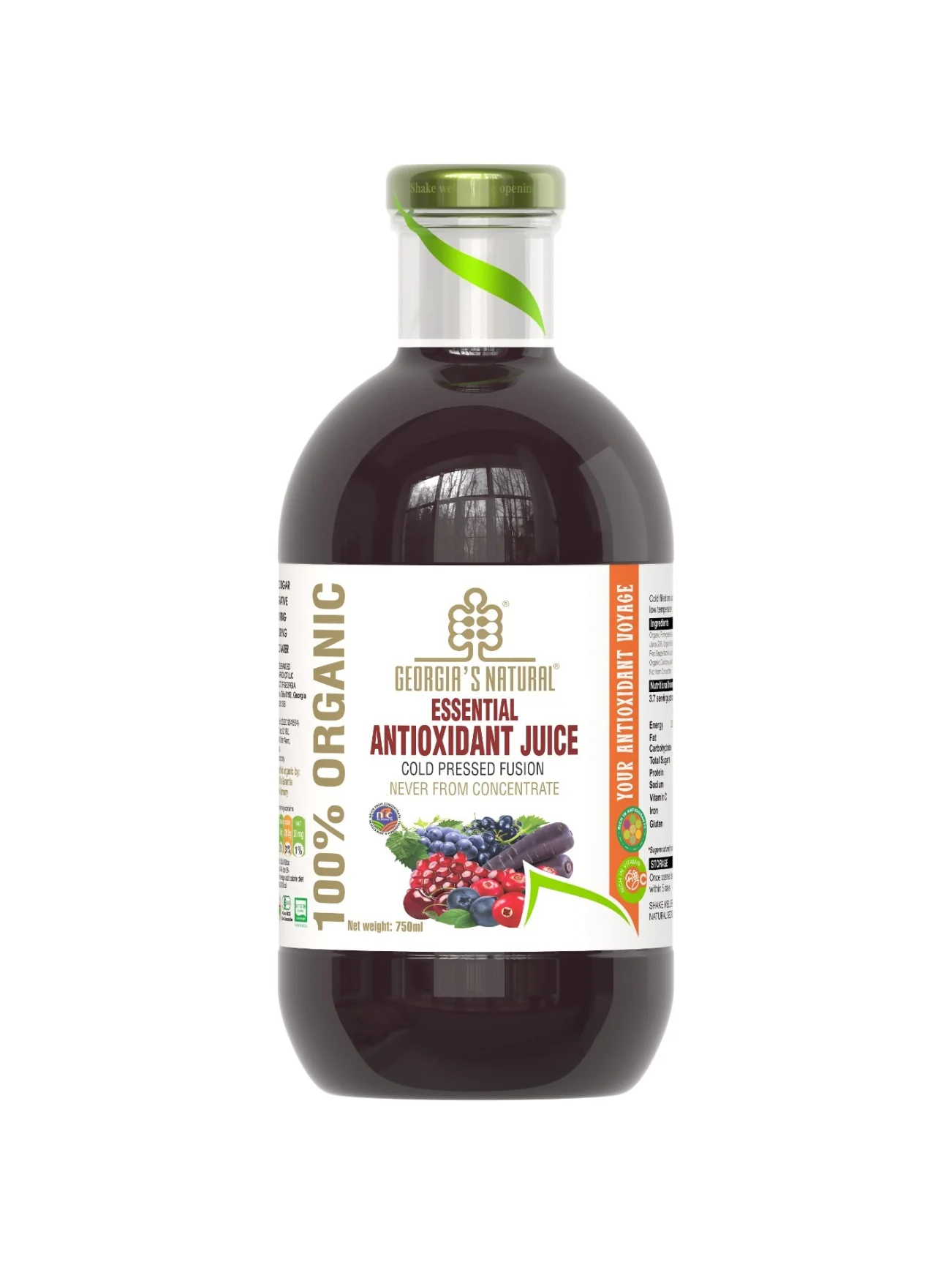 GEORGIA'S NATURAL ORG ANTIOXIDANT JUICE 750ML