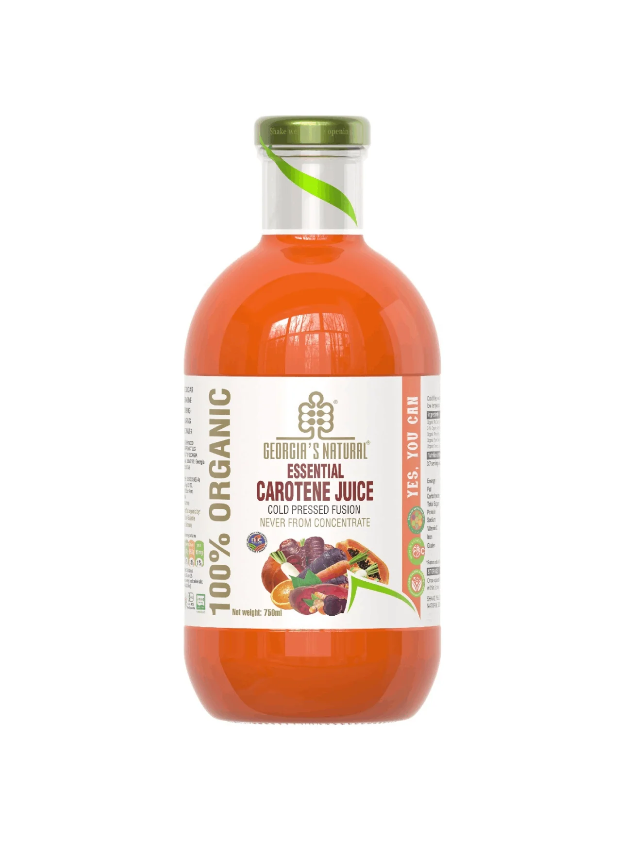 GEORGIA'S NATURAL ORG CAROTENE JUICE 750ML
