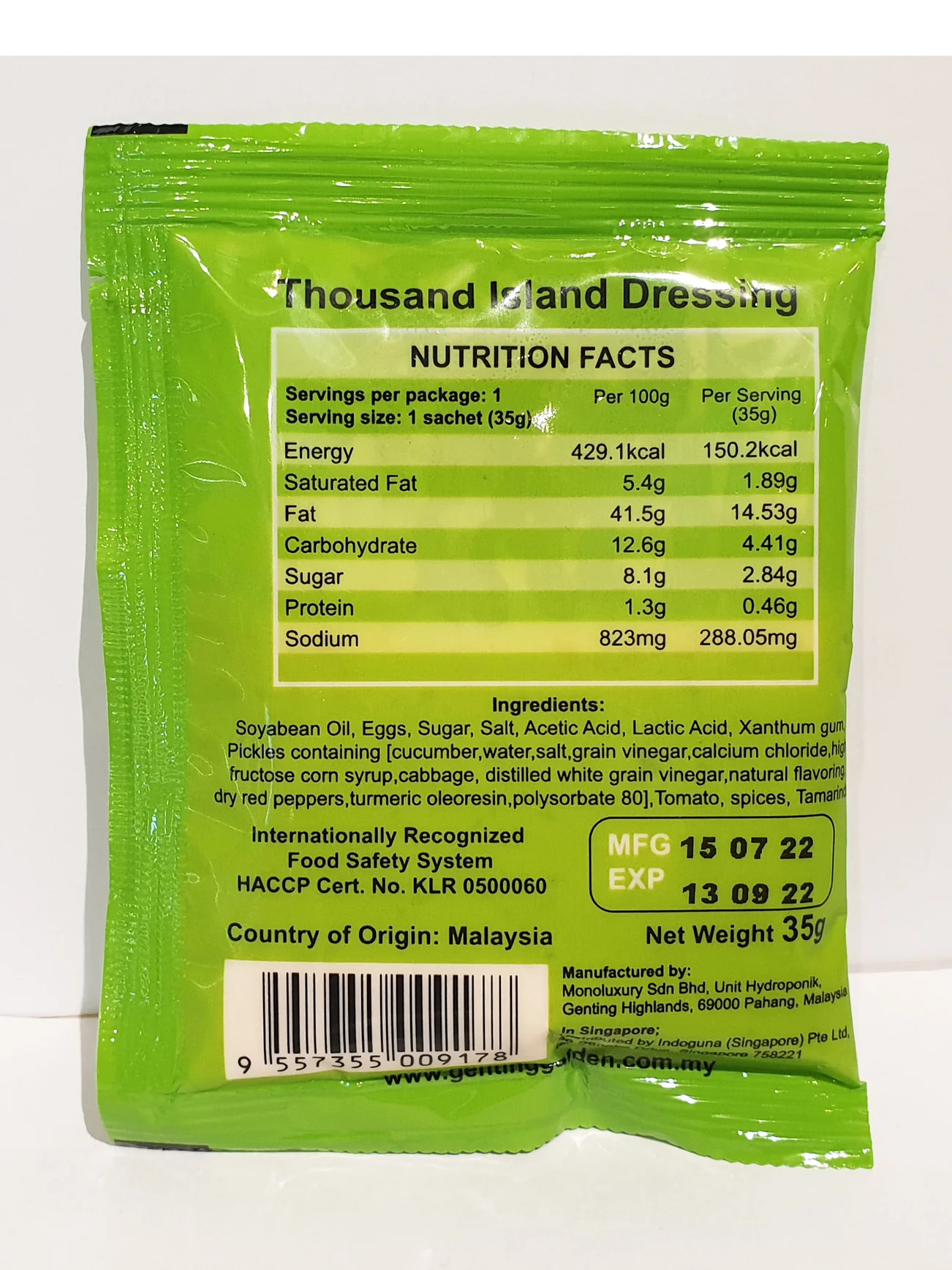 GG FRESH THOUSAND ISLAND 25G - Image 2