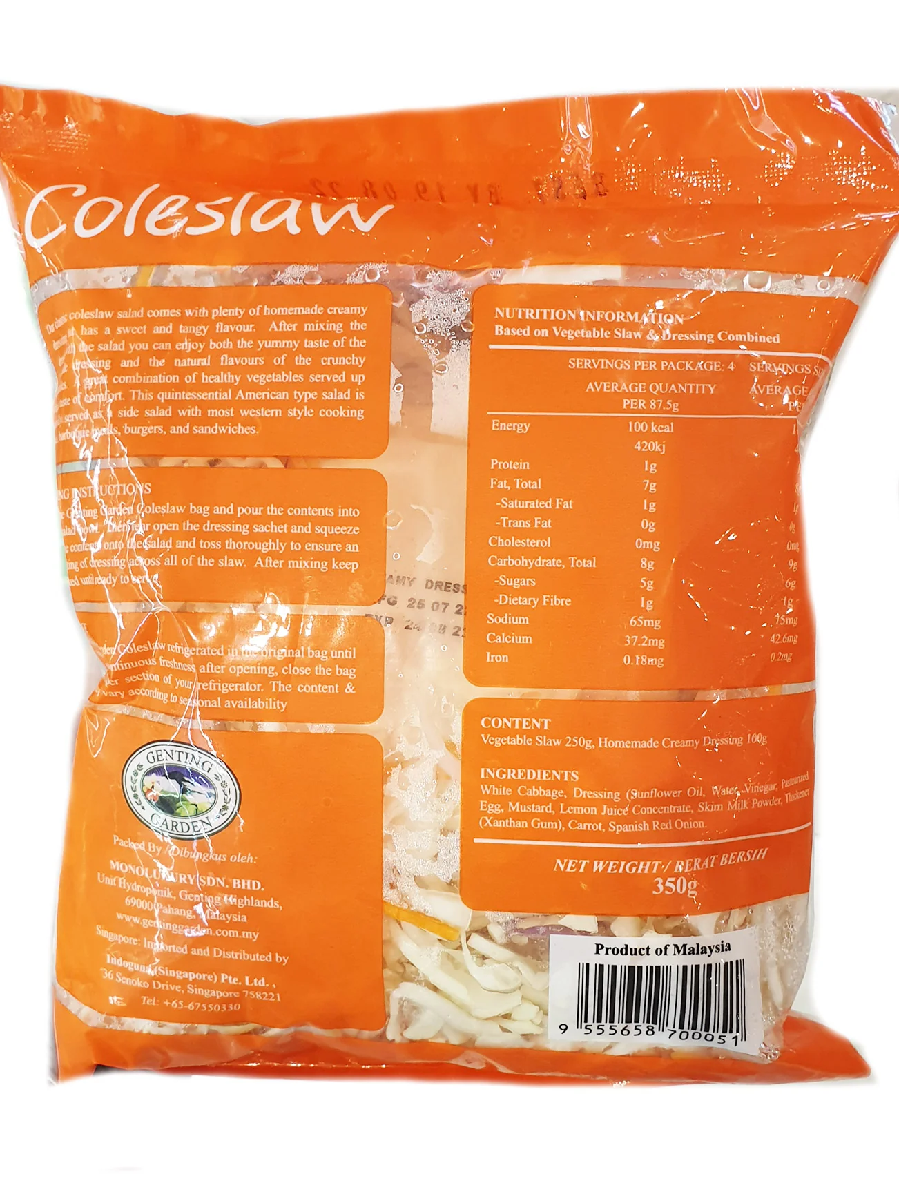 GG RTE COLESLAW SALAD 350G - Image 2