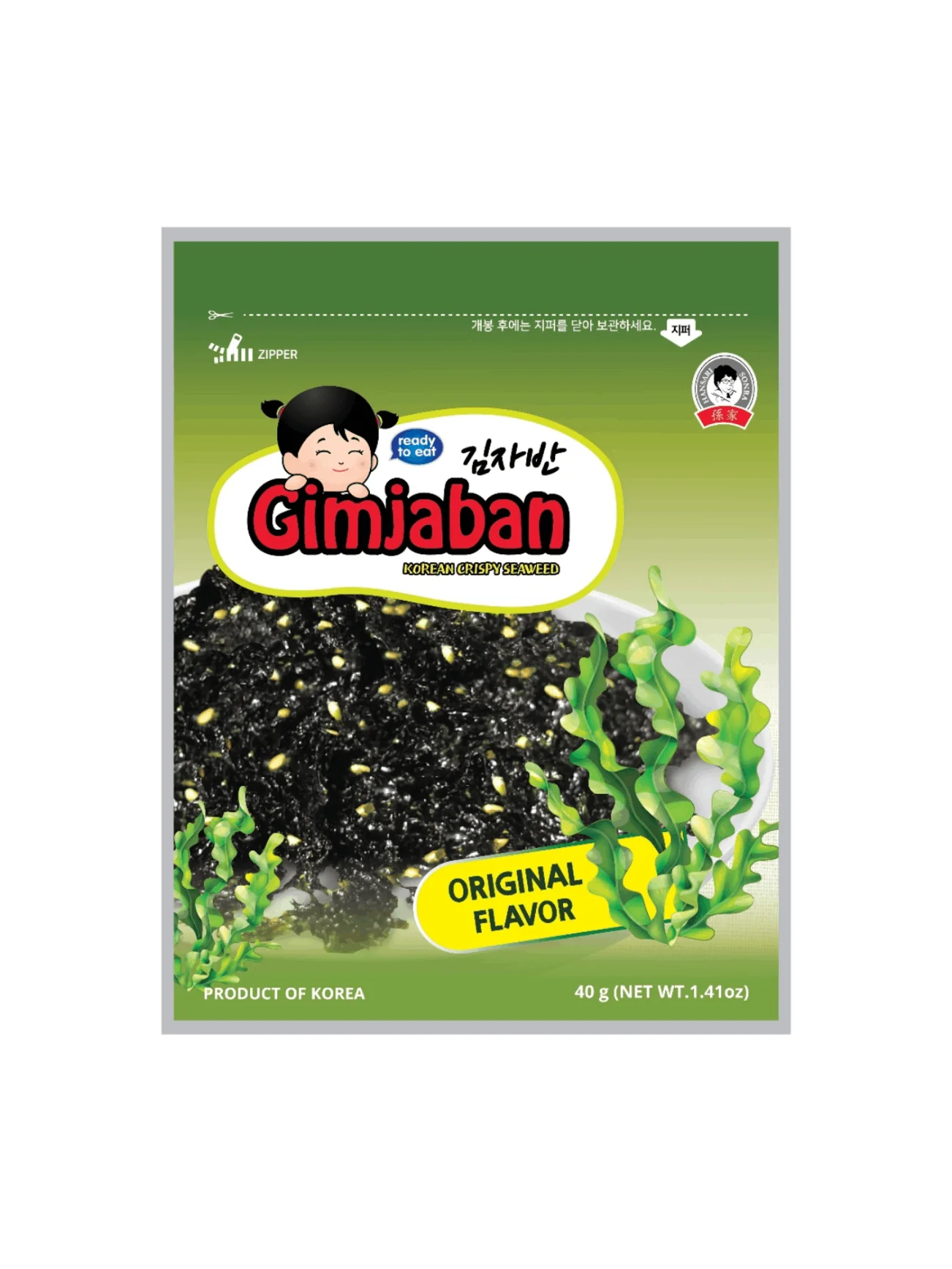 GIMJABAN CRISPY SEAWEED ORIGINAL 40G