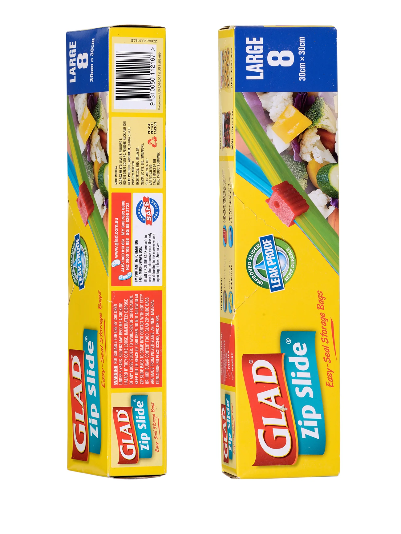 GLAD ZIP SLIDE STORAGE BAG L 8S - Image 2