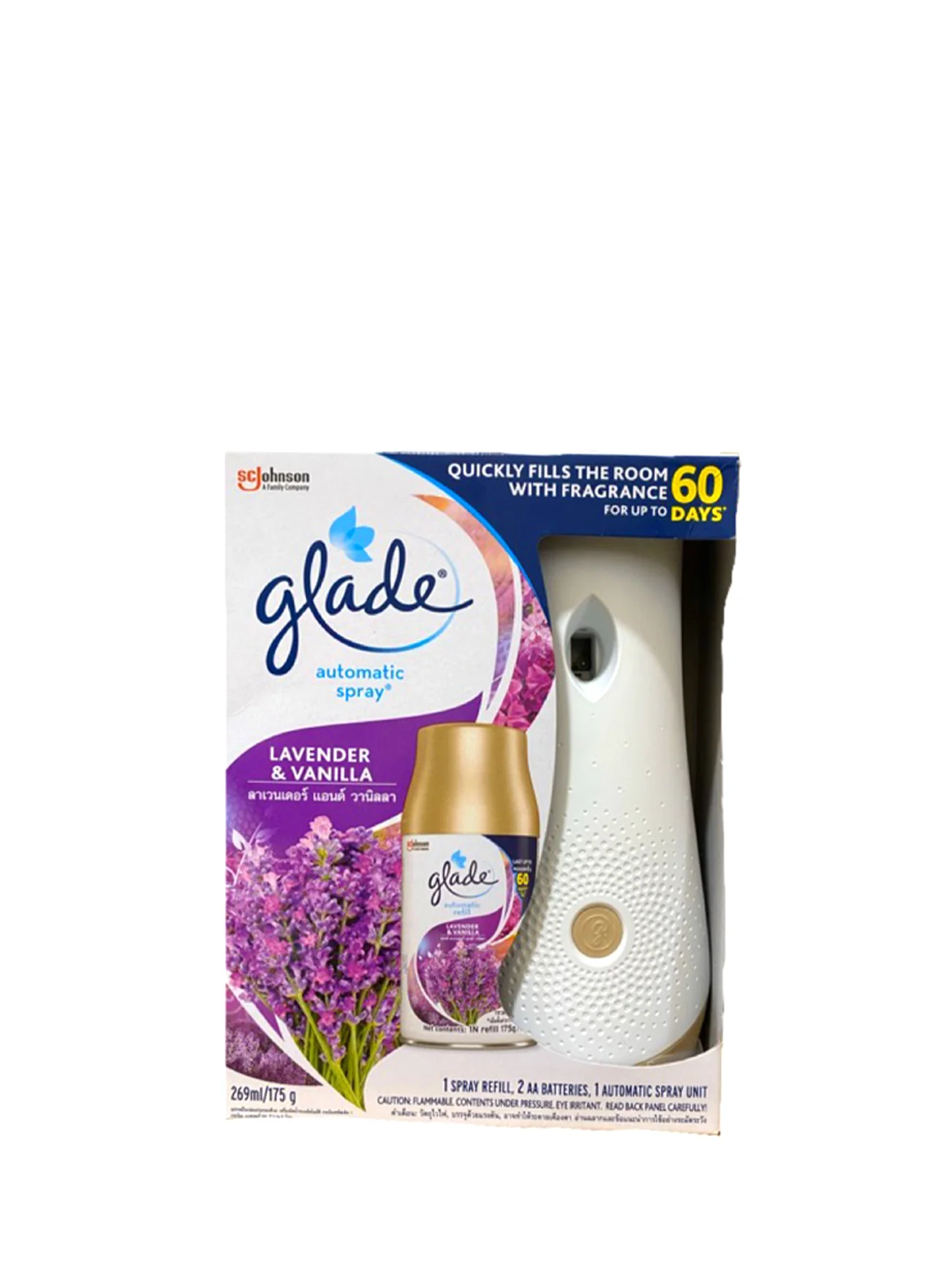 GLADE AUTOMATIC 3IN1 LAVENDER&VANILLA 175G - Image 2