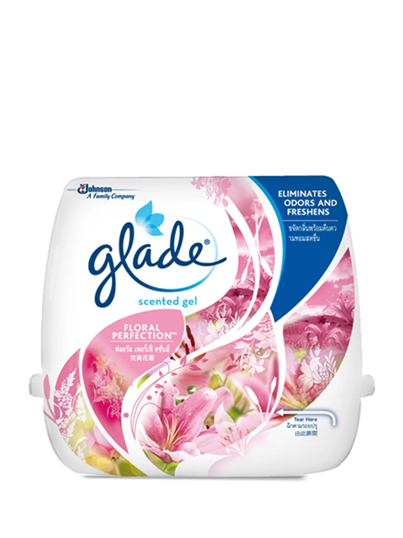 GLADE SCENTED GEL FLORAL PERFECTION 180GM