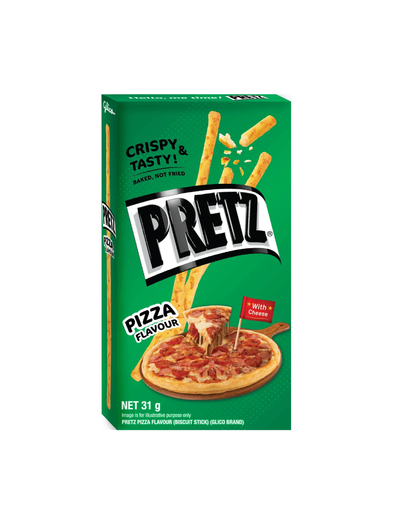 GLICO PRETZ PIZZA 31GM