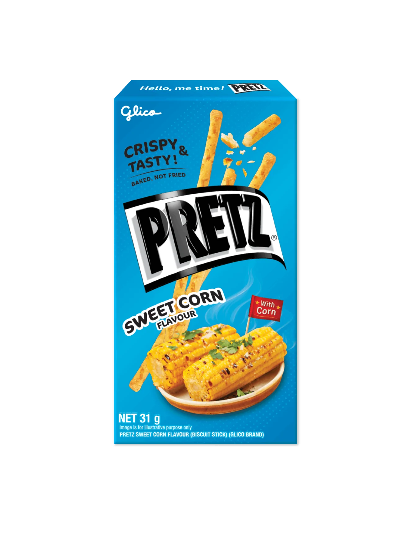 GLICO PRETZ SWEET CORN 31G