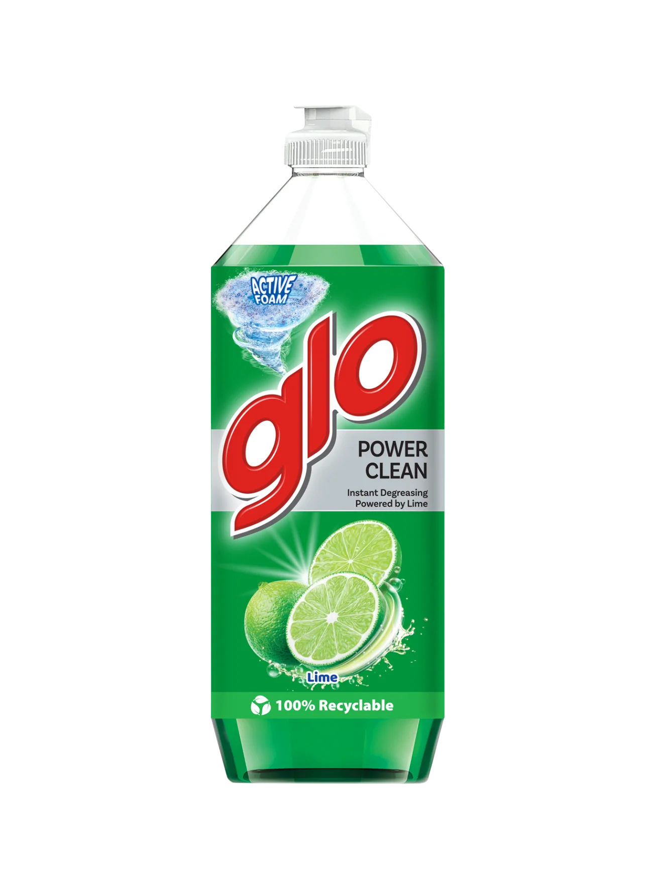 GLO DISHWASHING LIQUID LIME 800ML