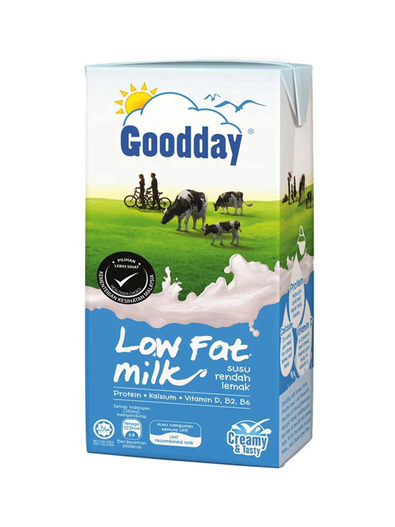 GOODDAY UHT LOW FAT 1L