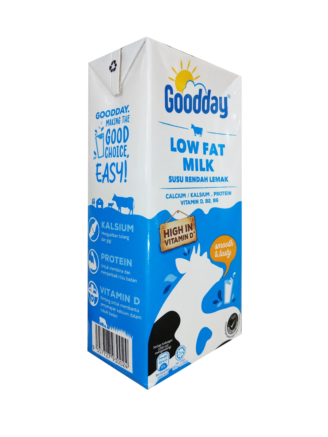 GOODDAY UHT LOW FAT 1L - Image 4