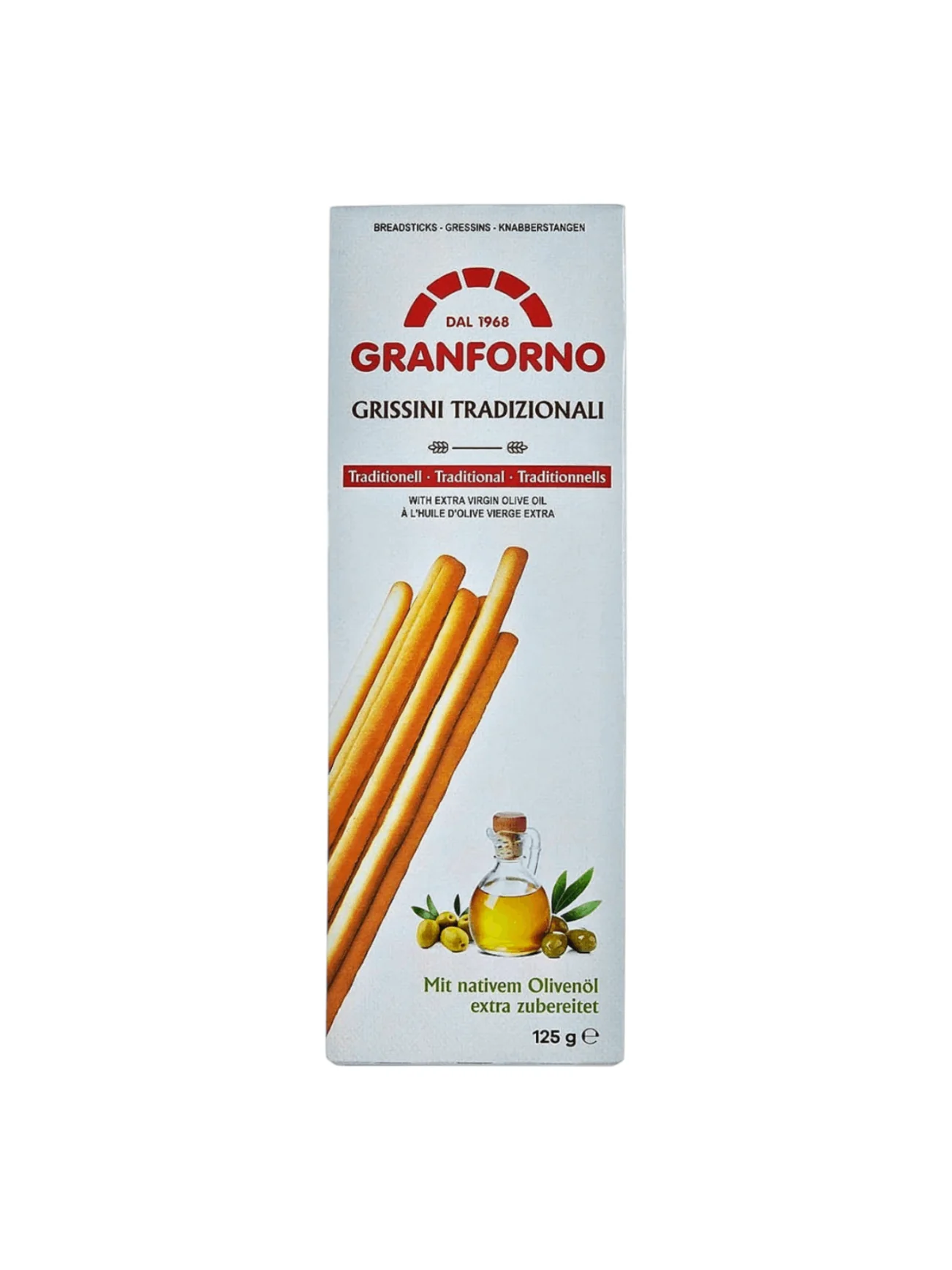 GRANFORNO GRISSINI ROSEMARY W OLIVE OIL 125G