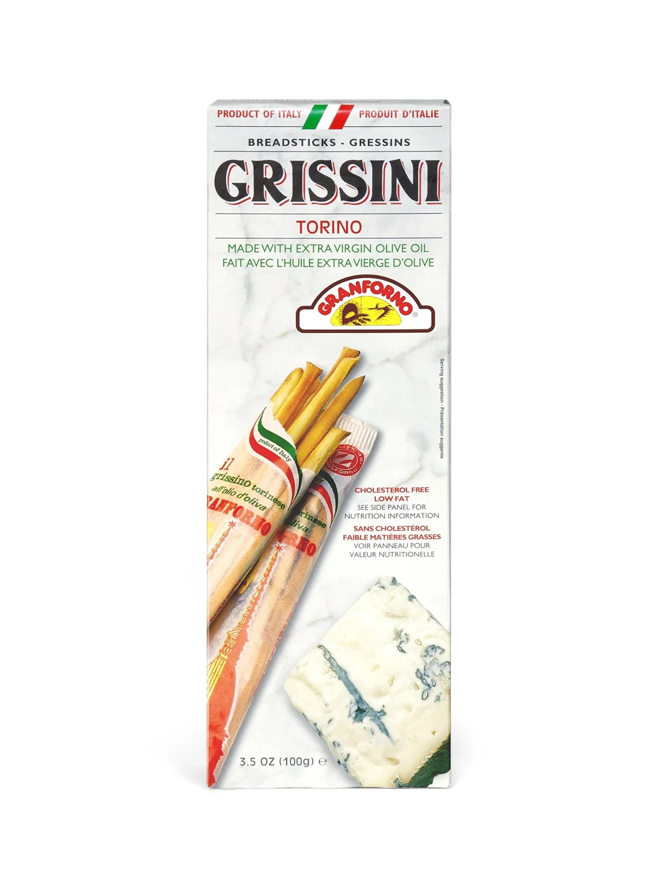 GRANFORNO GRISSINI TORINO W OLIVE OIL 100G