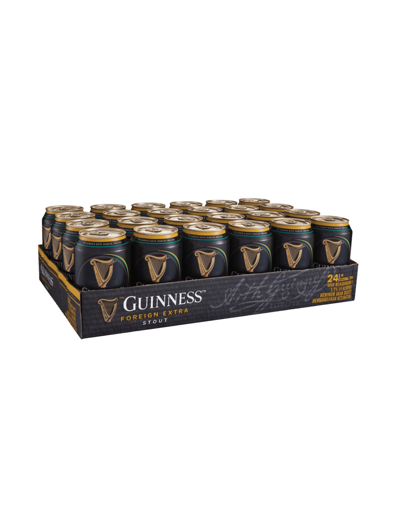 GUINNESS STOUT CAN 24X320ML