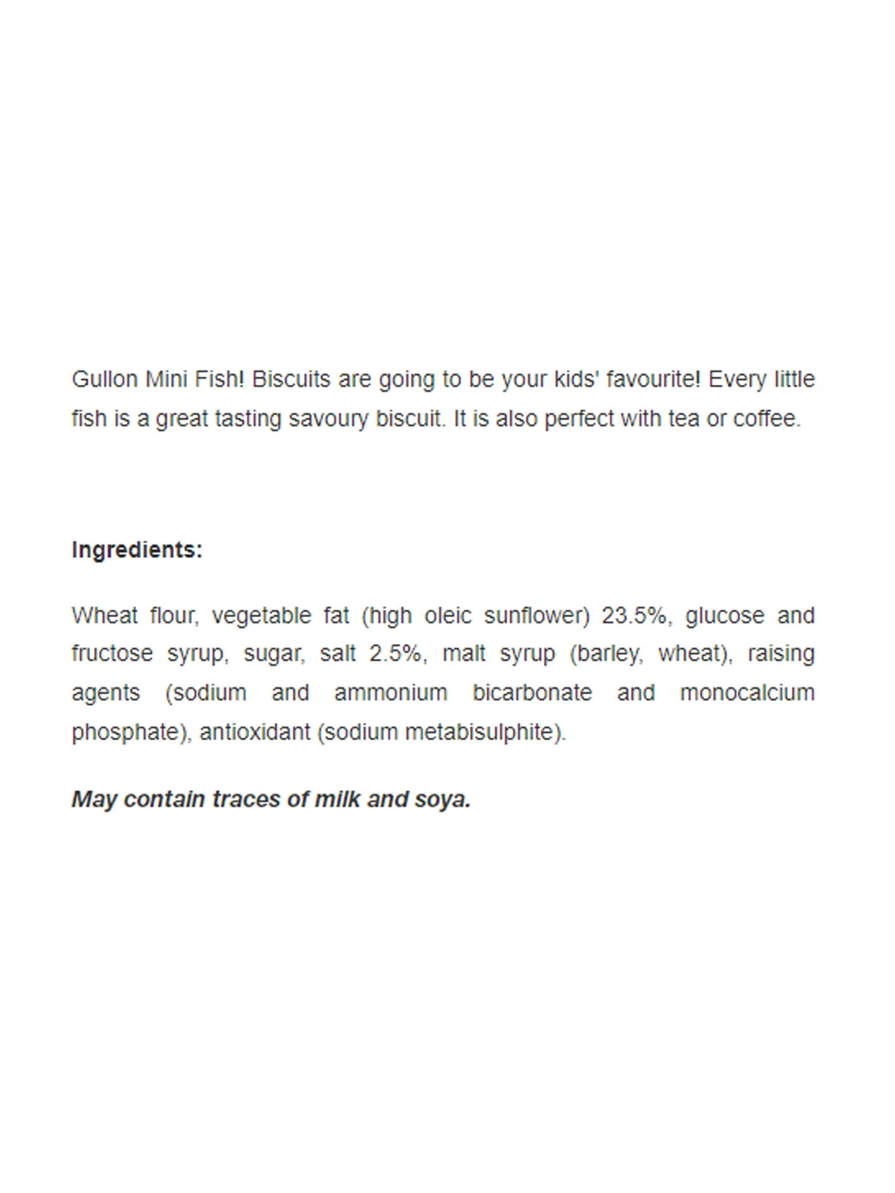GULLON FISH SHAPES 350G - Image 4