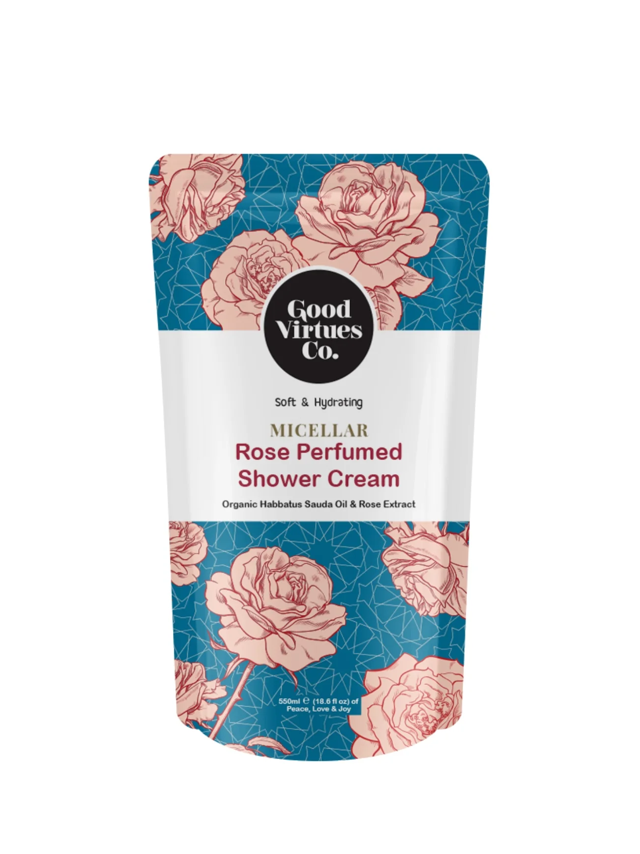 GVC MCLR ROSE PERF SHW CRM REFILL 550G