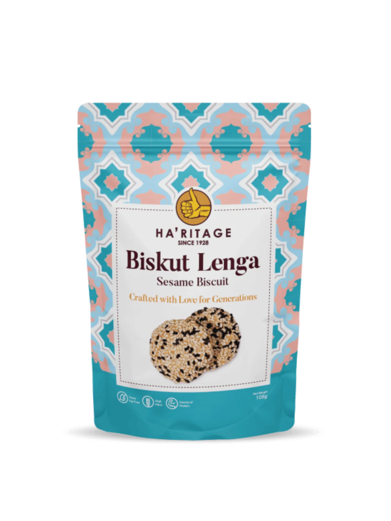 HA'RITAGE BISKUT LENGA 108G