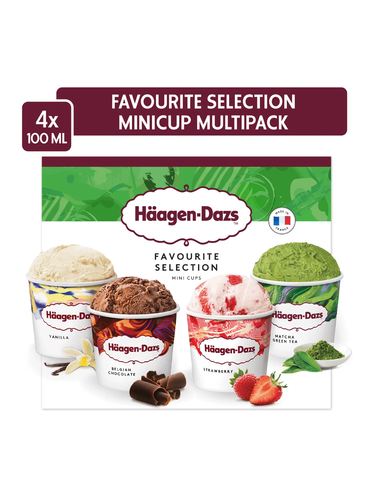 HAAGEN-DAZS FAVOURITE SELECTION MPK 4X100ML - Image 2