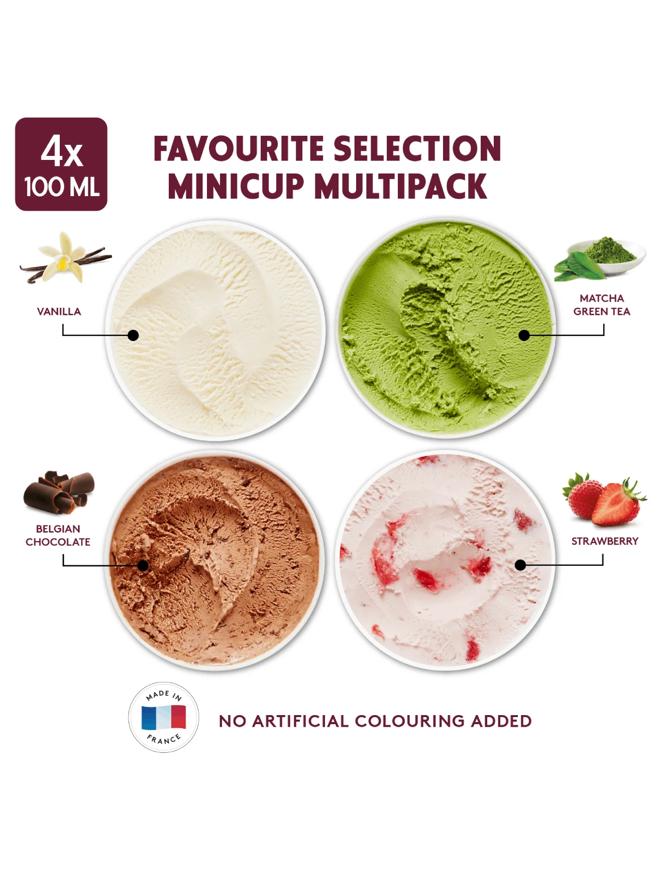 HAAGEN-DAZS FAVOURITE SELECTION MPK 4X100ML - Image 3