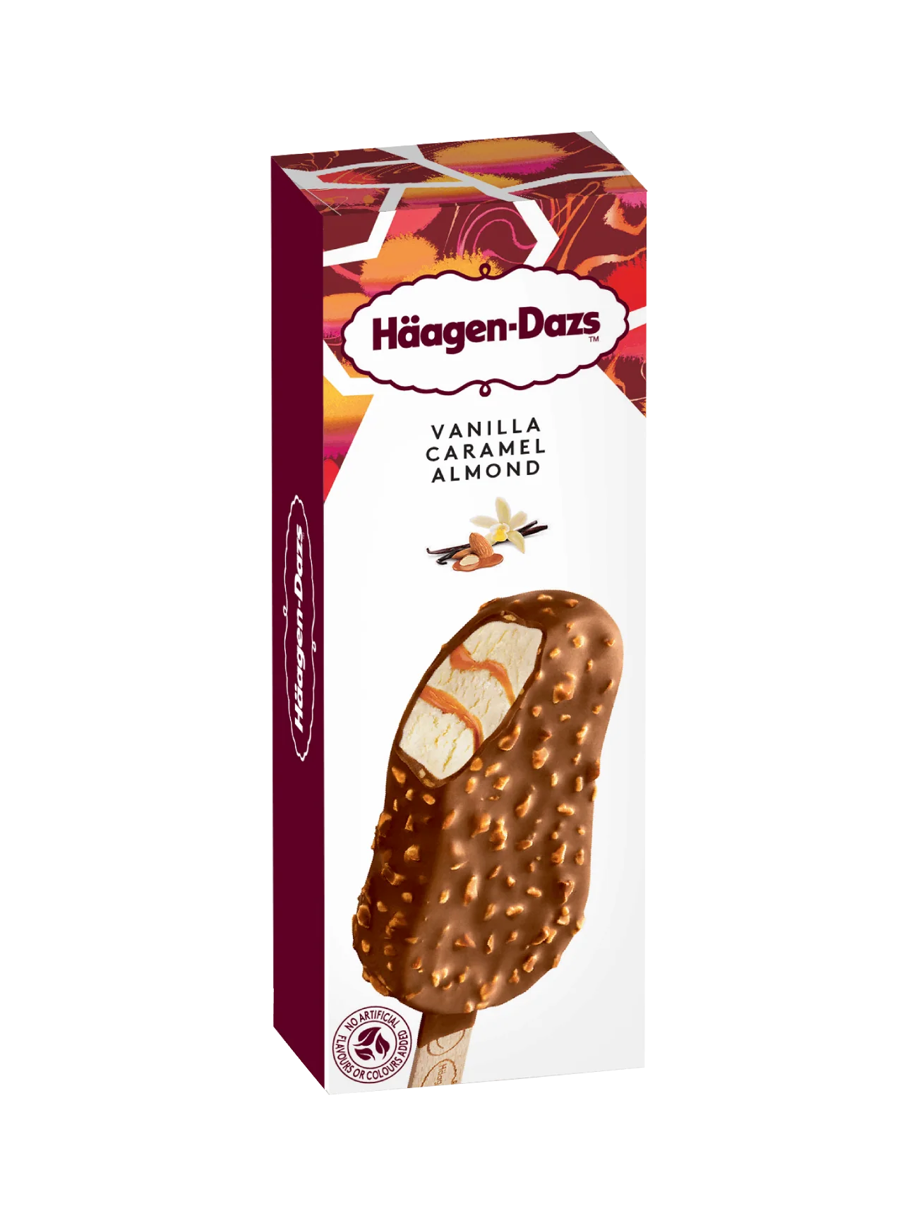 HAAGEN-DAZS VANILLA CARAMEL ALMOND 80ML