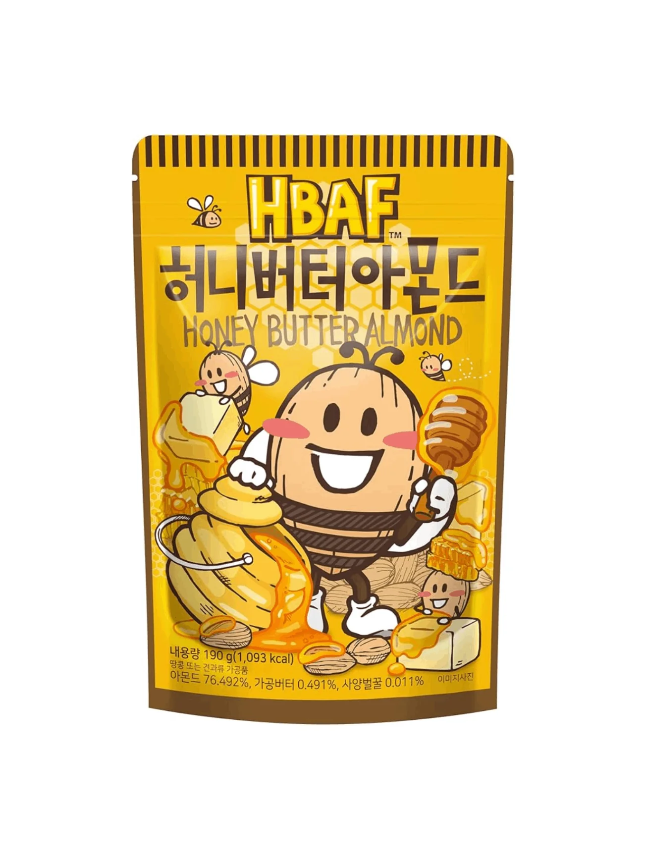 HBAF HONEY BUTTER ALMOND 120G