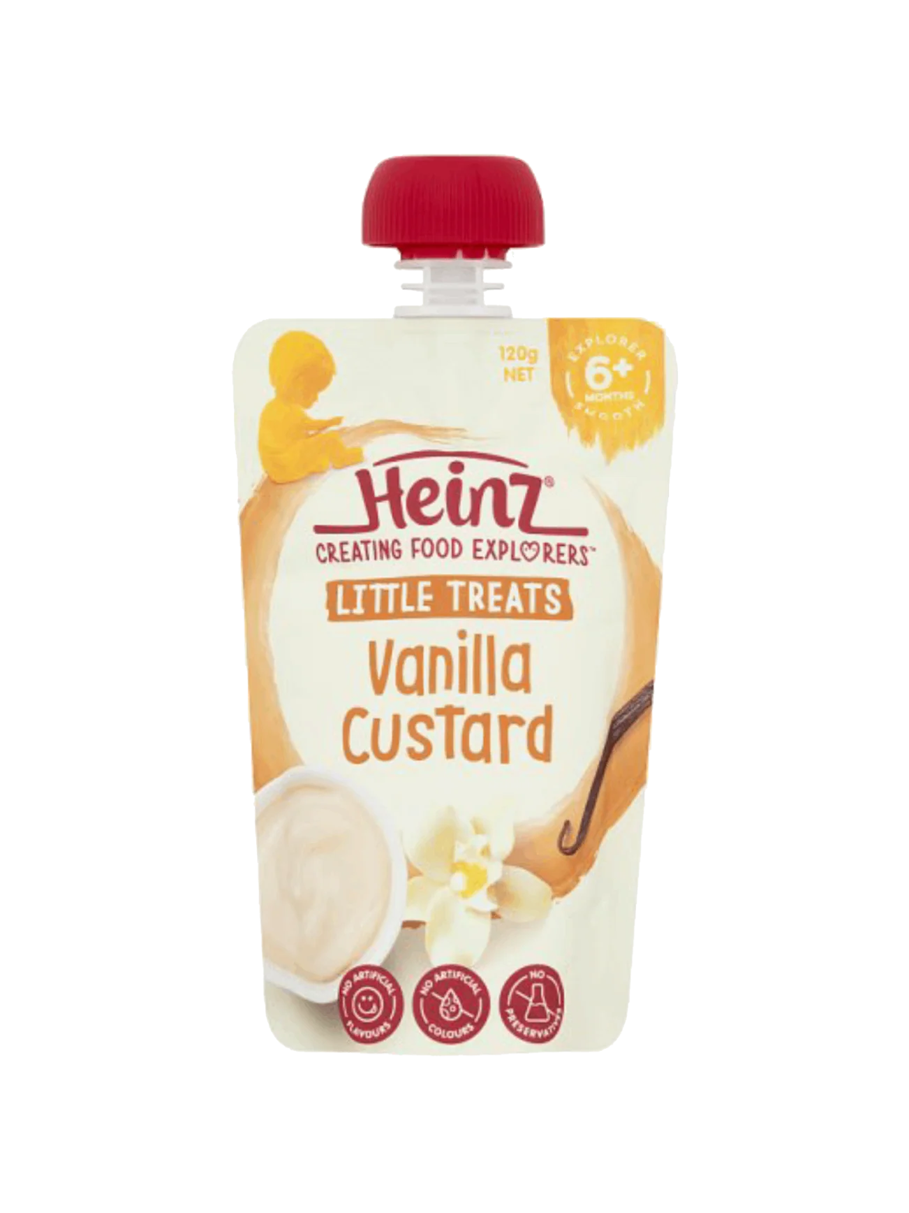 HEINZ SIMPLY VANILLA CUSTARD 120G