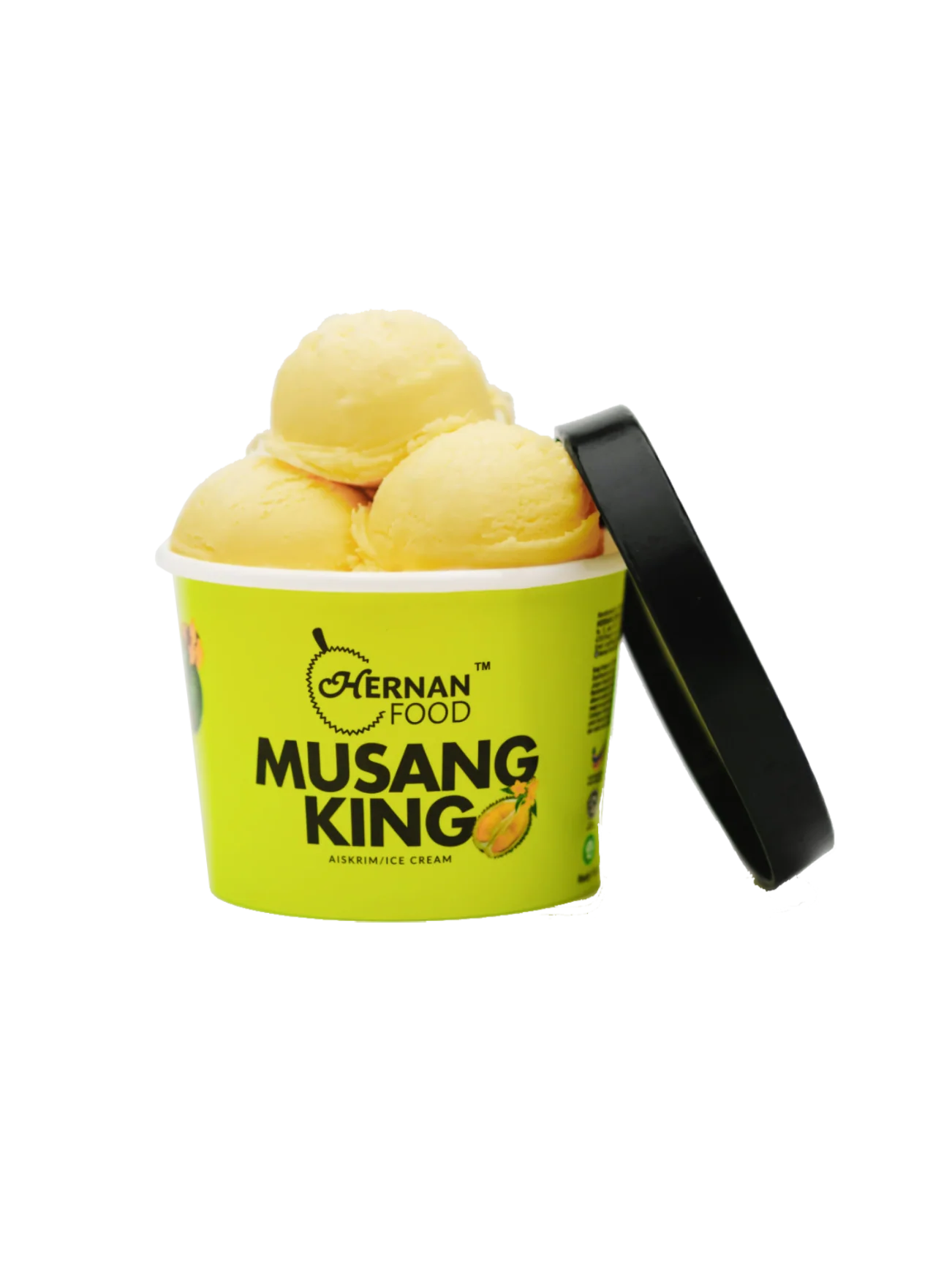 HERNAN MK DURIAN ICE CREAM PINT 400ML