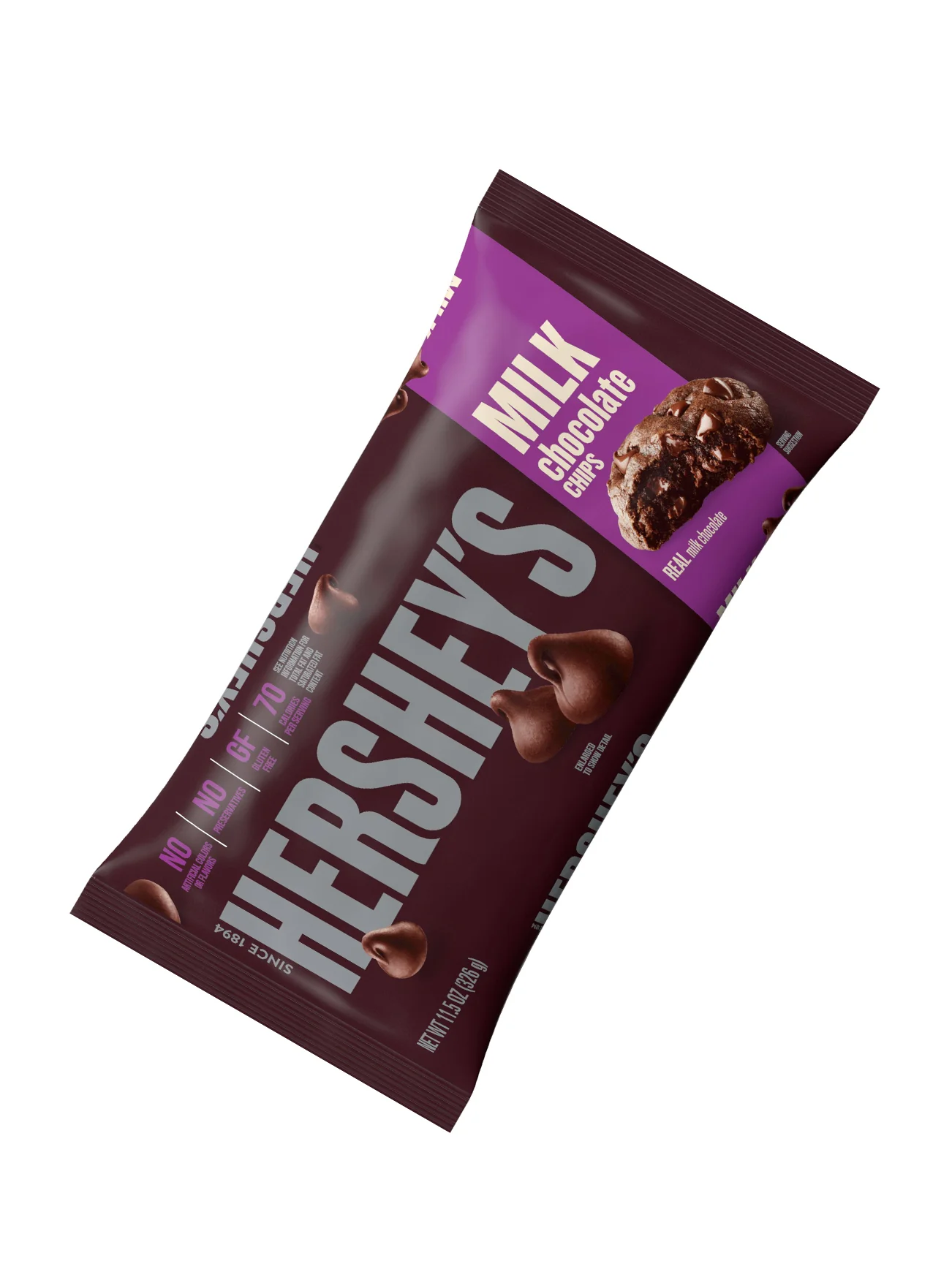 HERSHEY'S BAKING CHIPS MILK CHOC 326G - Image 2