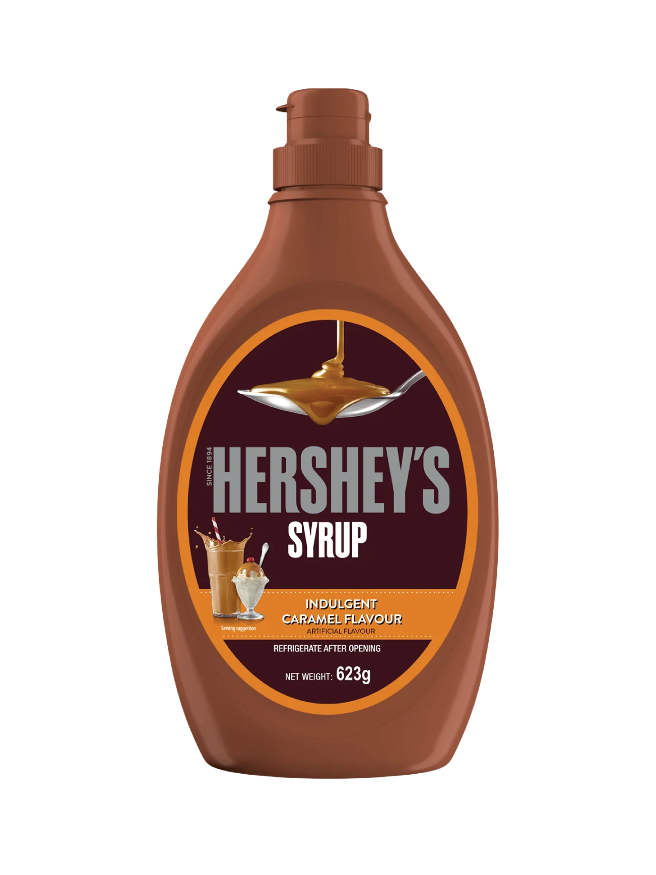 HERSHEY'S SYRUP CARAMEL 623G