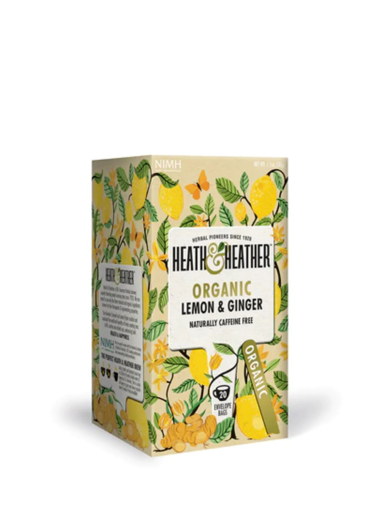 H&H ORGANIC LEMON & GINGER IN ENVELOPES 30G