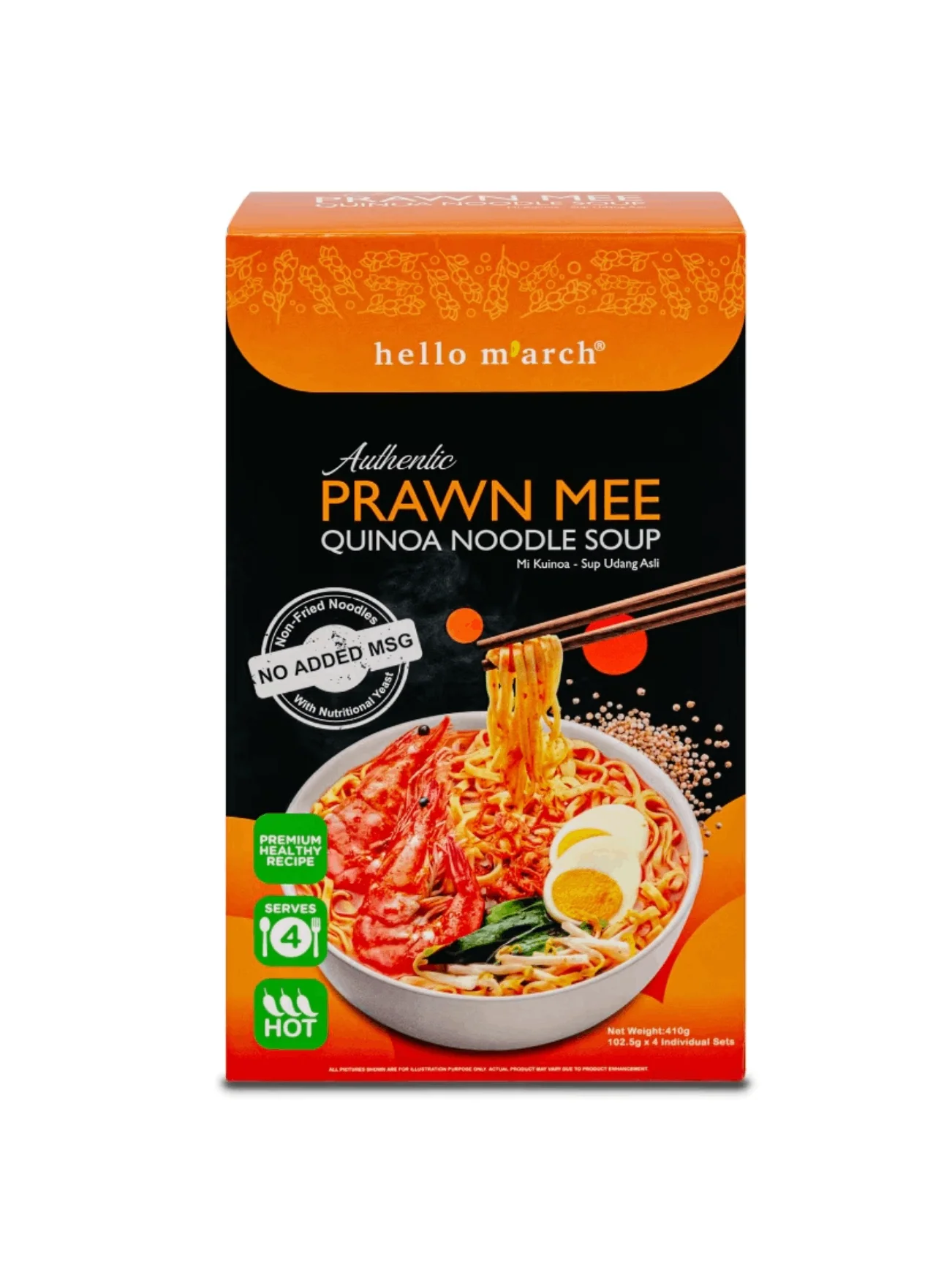 HM PRAWN MEE QUINOA NOODLE SOUP 410G