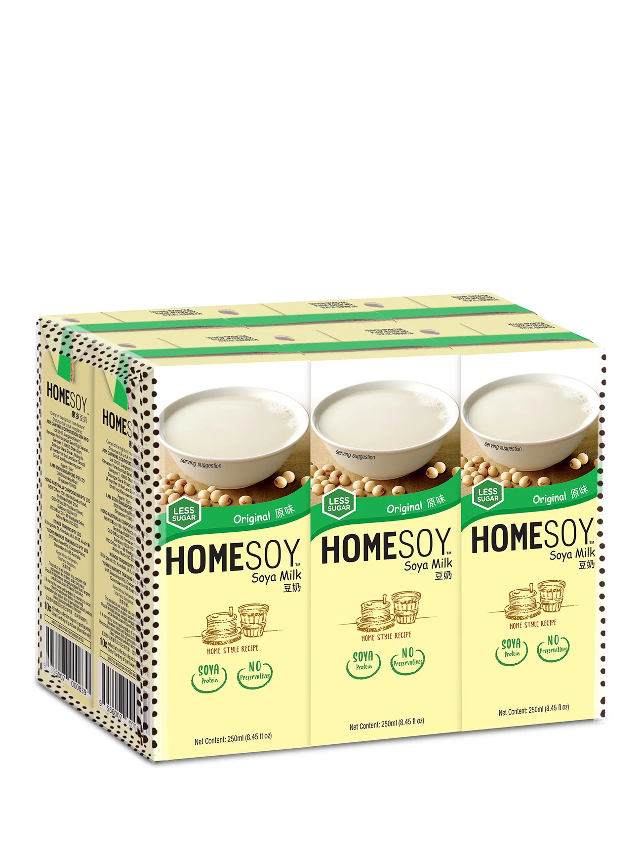 HOMESOY ORIGINAL 6X250ML - Image 2