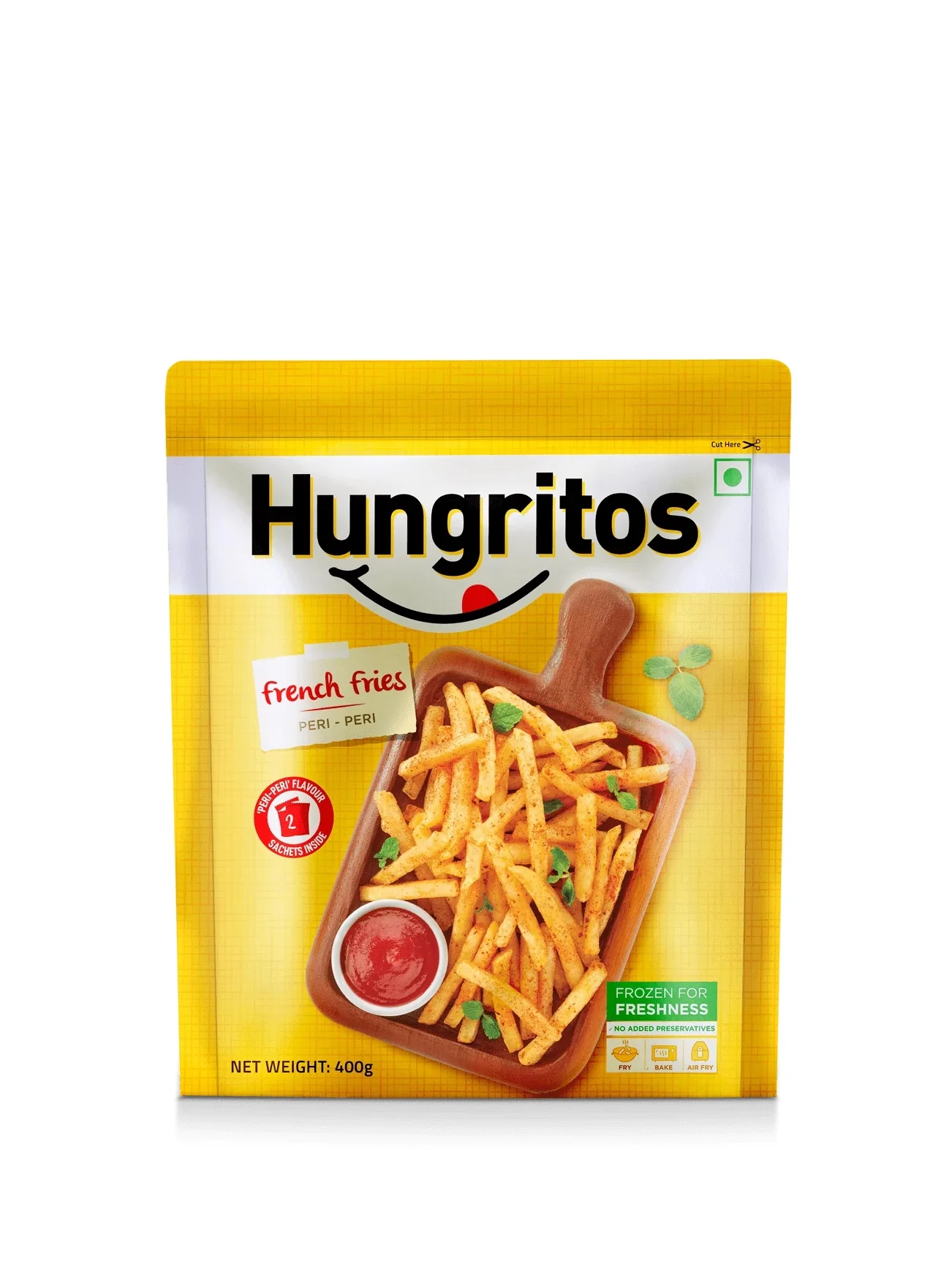 HUNGRITOS FRENCH FRIES PERI PERI 500G