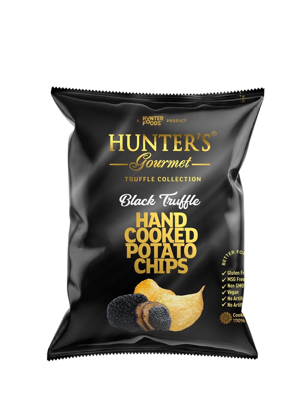 HUNTER'S GOUR H/COOK POTATO CHIPS B/TRUFF 125G