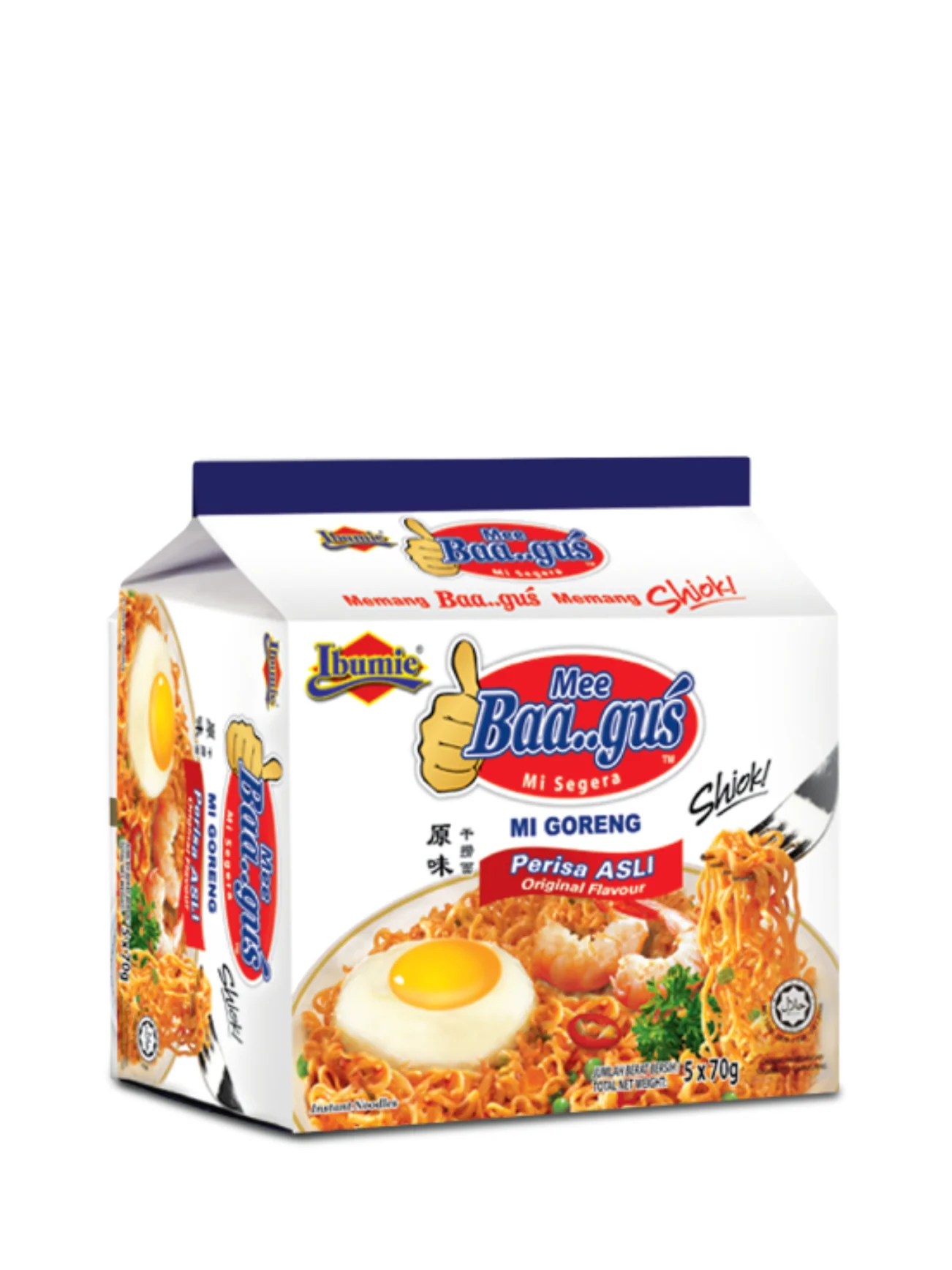 IBUMIE MEE BAA..GUS MI GORENG ASLI 5X70G