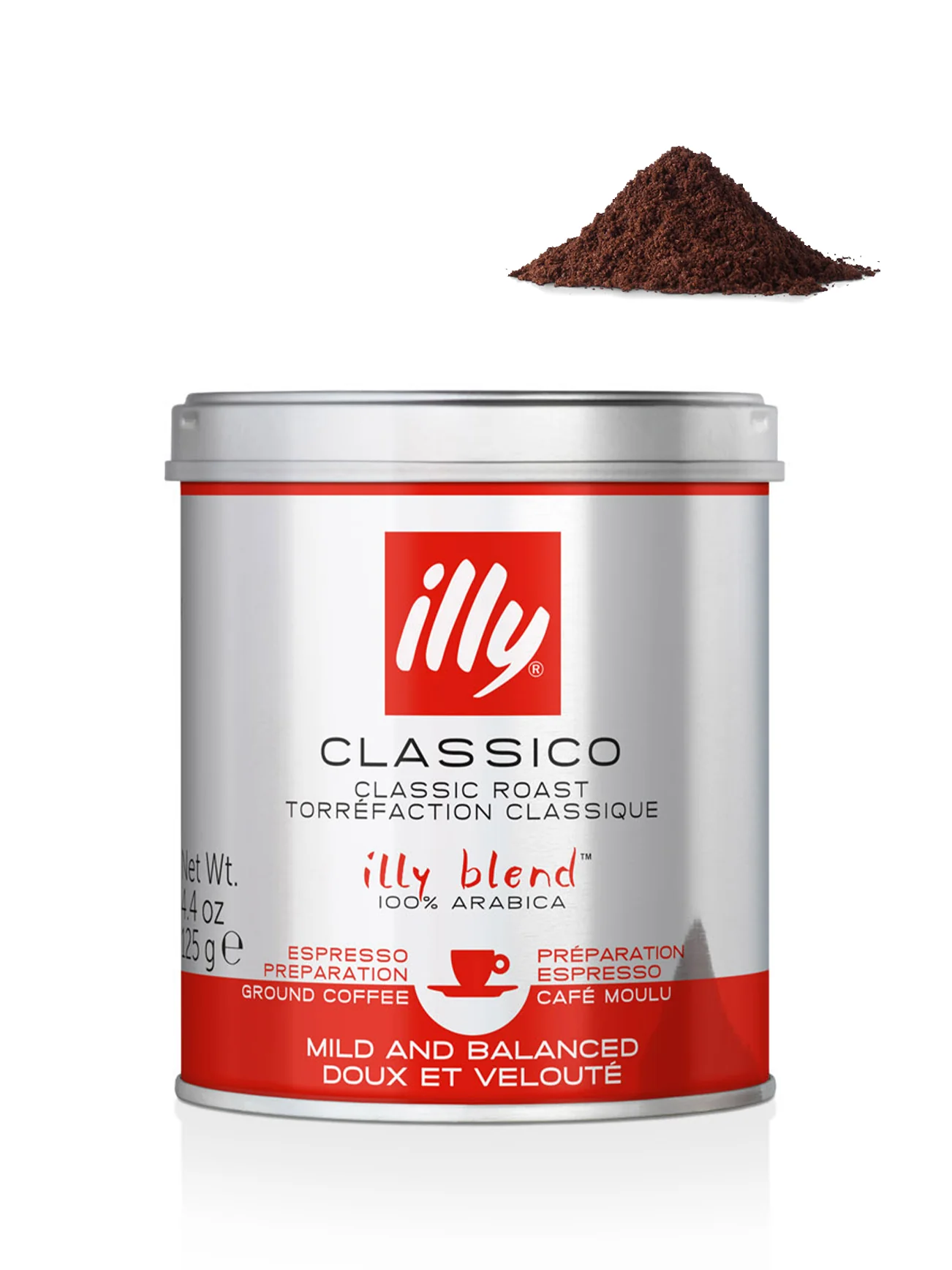 ILLY CLASSIC ROAST GROUND 125G - Image 2