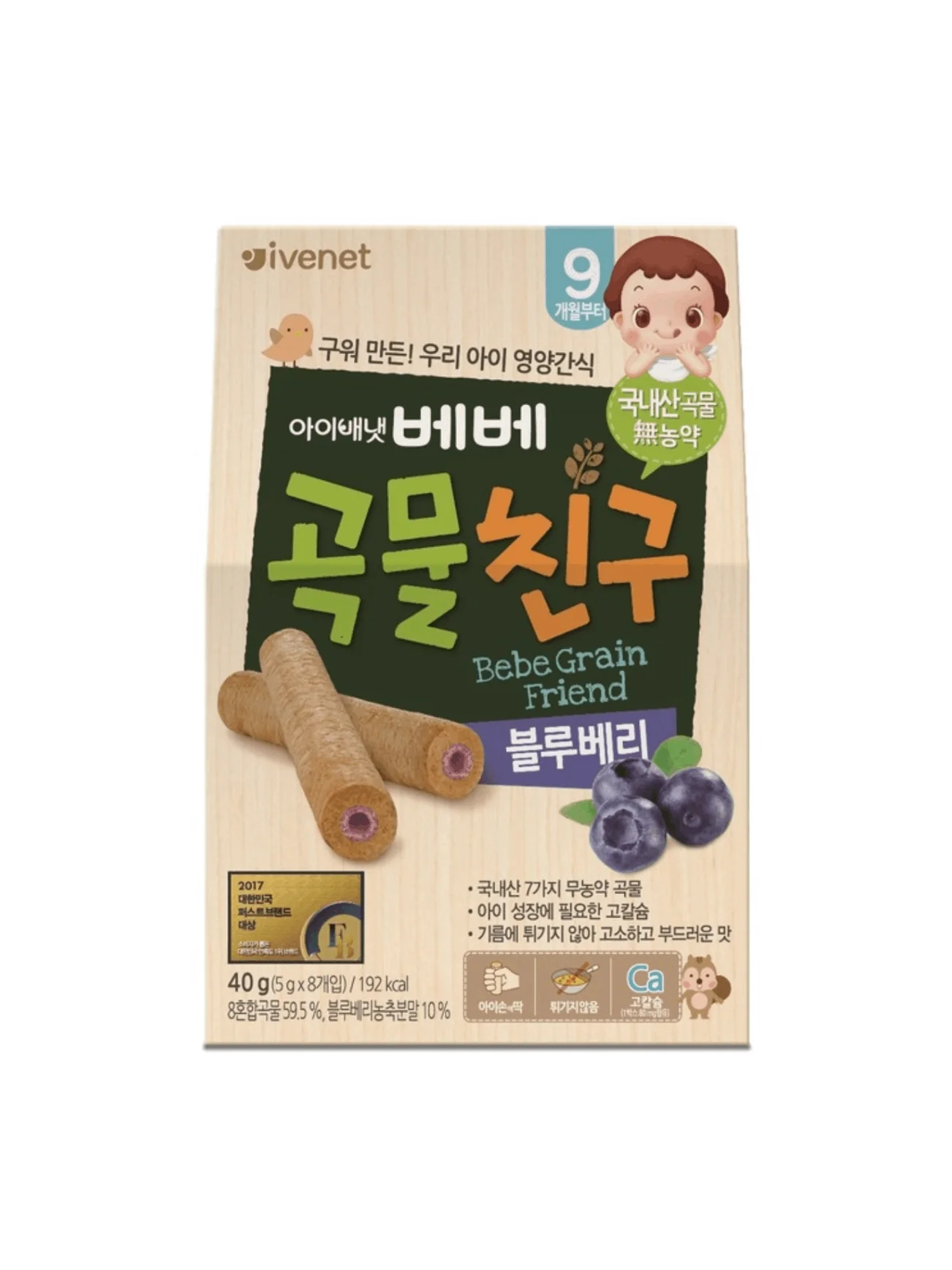 IVENET GRAIN FRIEND BLUEBERRY 40G