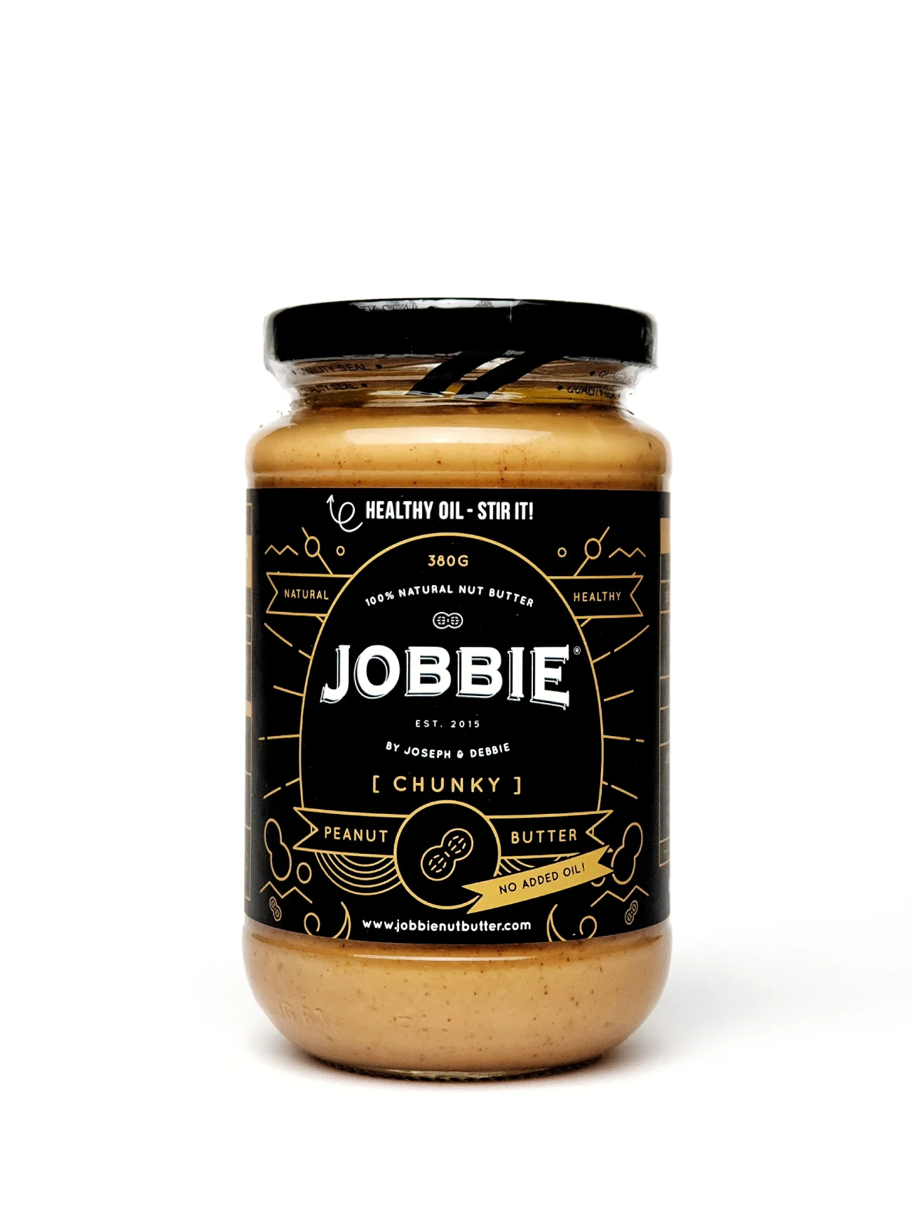 JOBBIE CLASSIC CHUNKY PEANUT BUTTER 380G