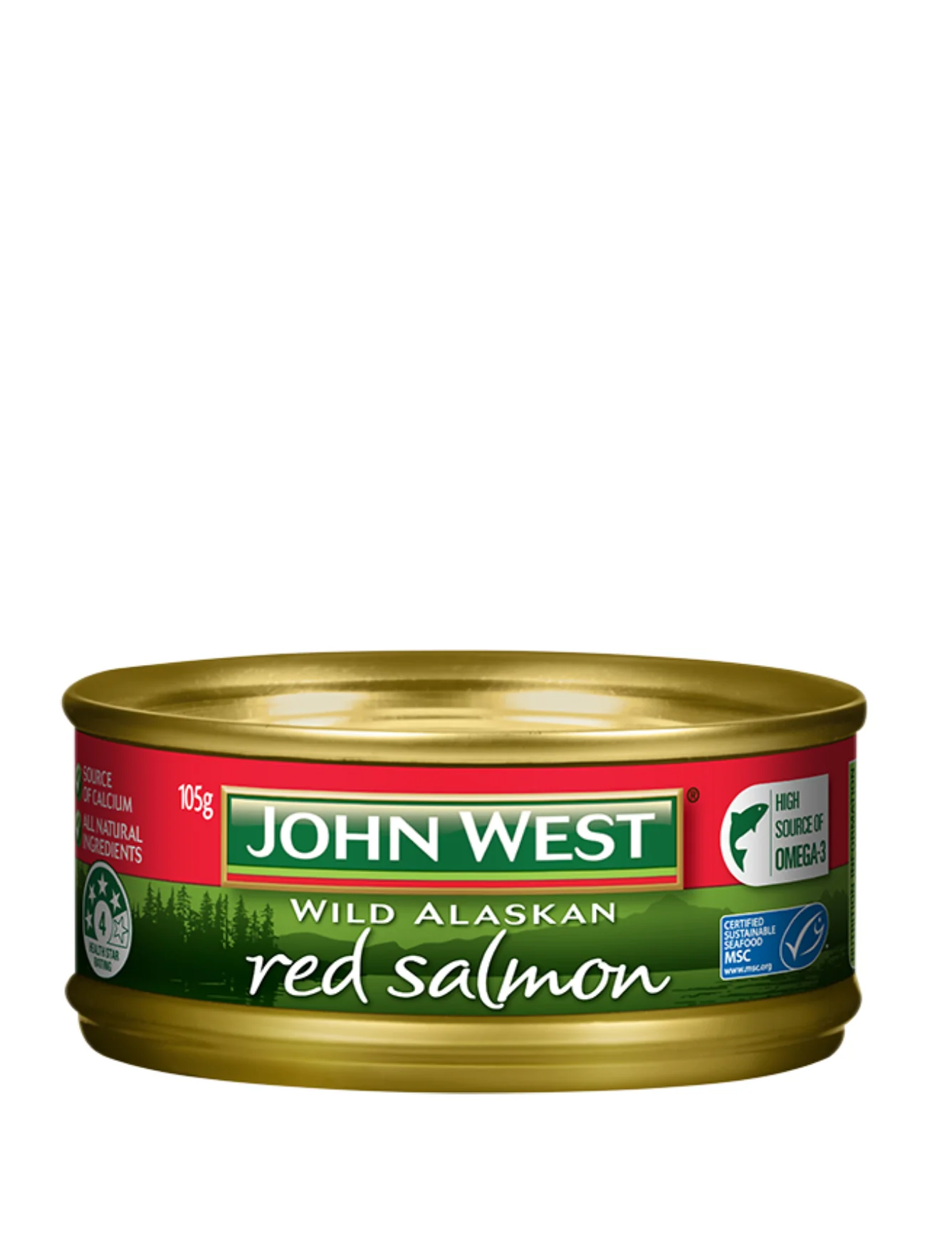 JOHN WEST RED SALMON 105G