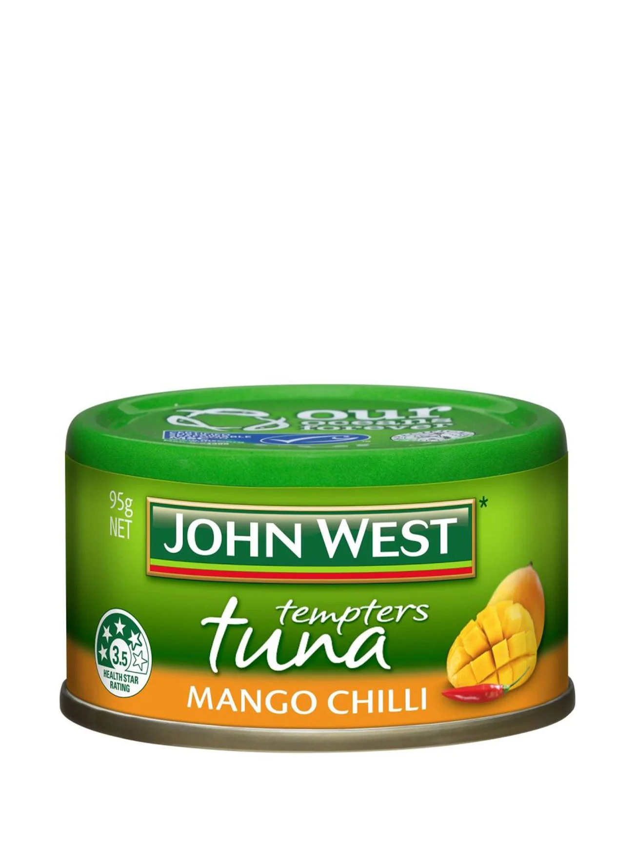 JOHN WEST TUNA TEMPTERS MANGO CHILLI 95G