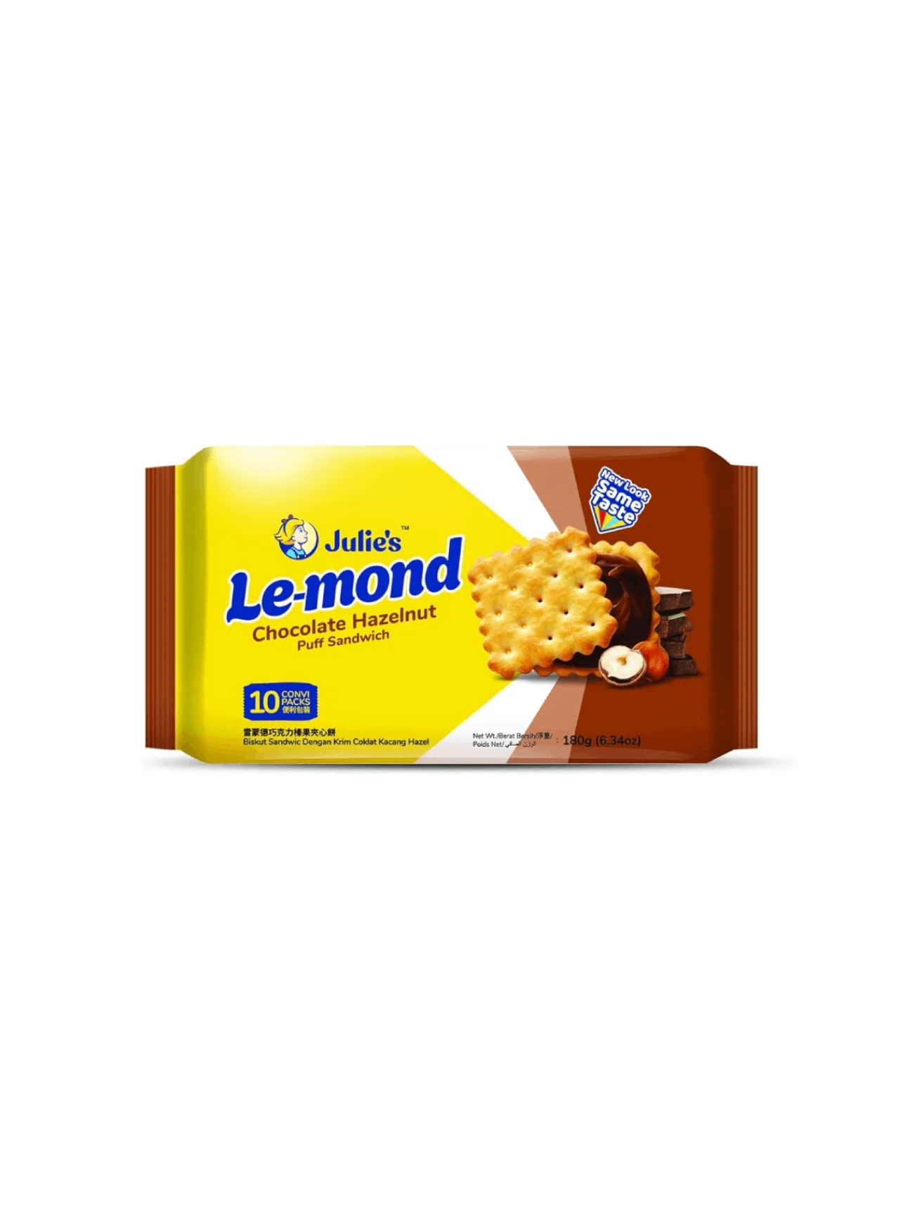 JULIE'S LE-MOND PUFF CHOCOLATE 180G