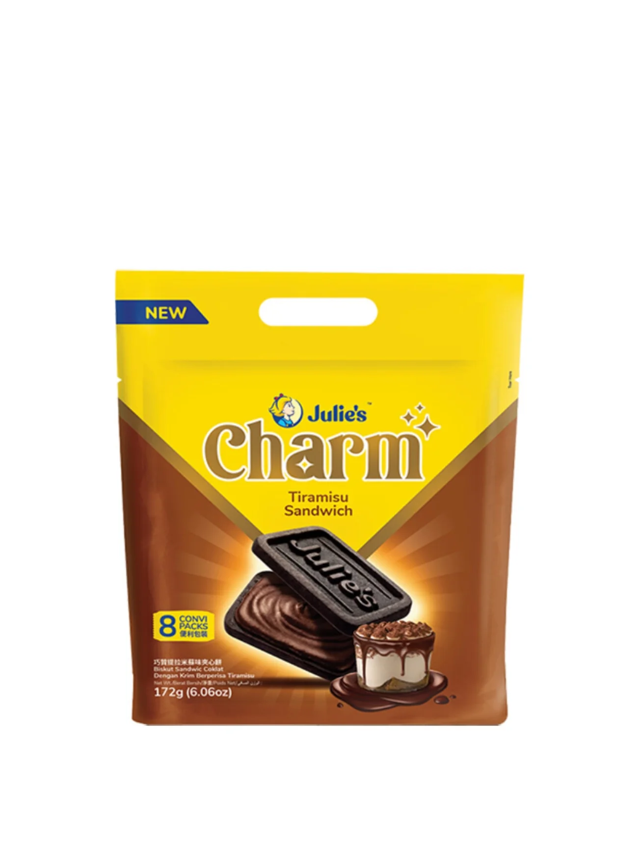 JULIES CHARM TIRAMISU SANDWICH 172G