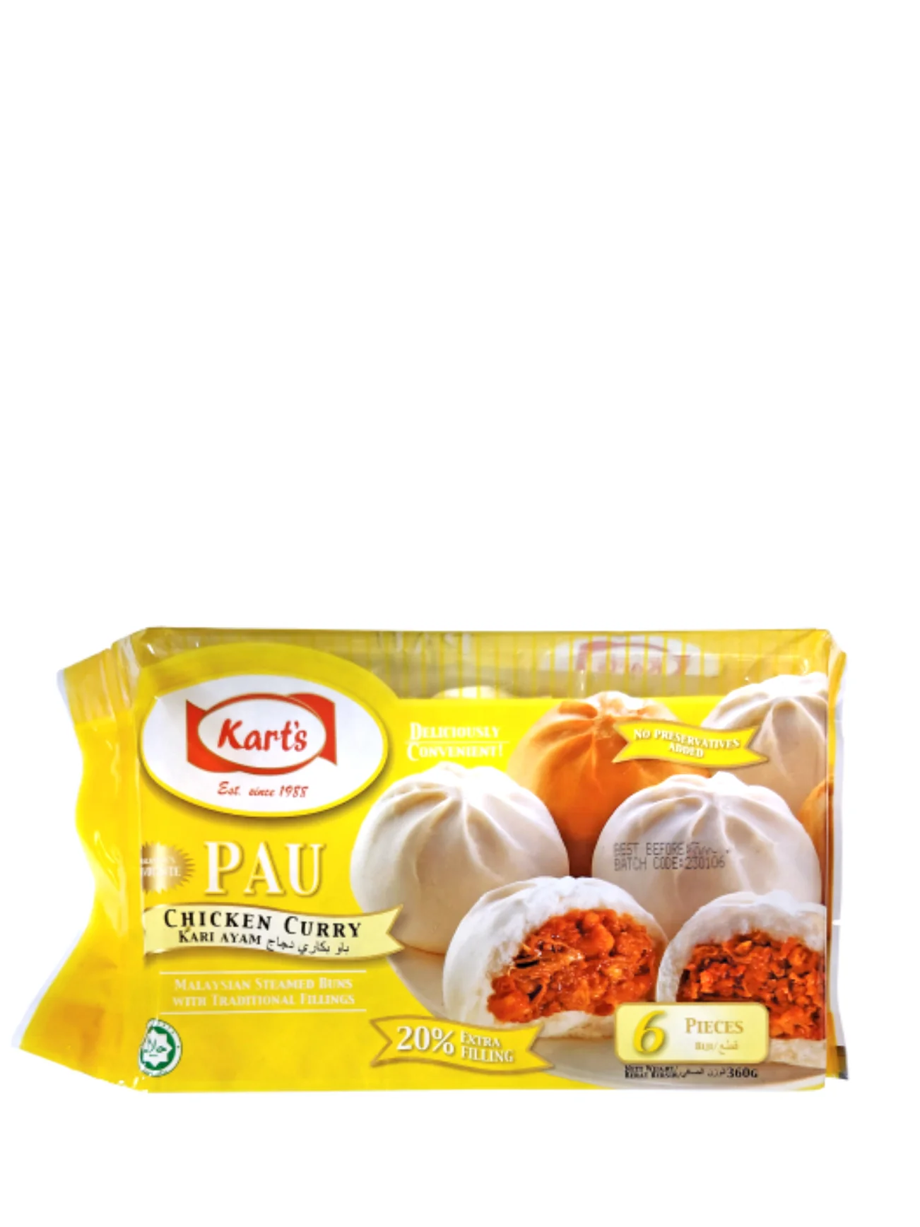 KARTS CHICKEN CURRY 6X50G