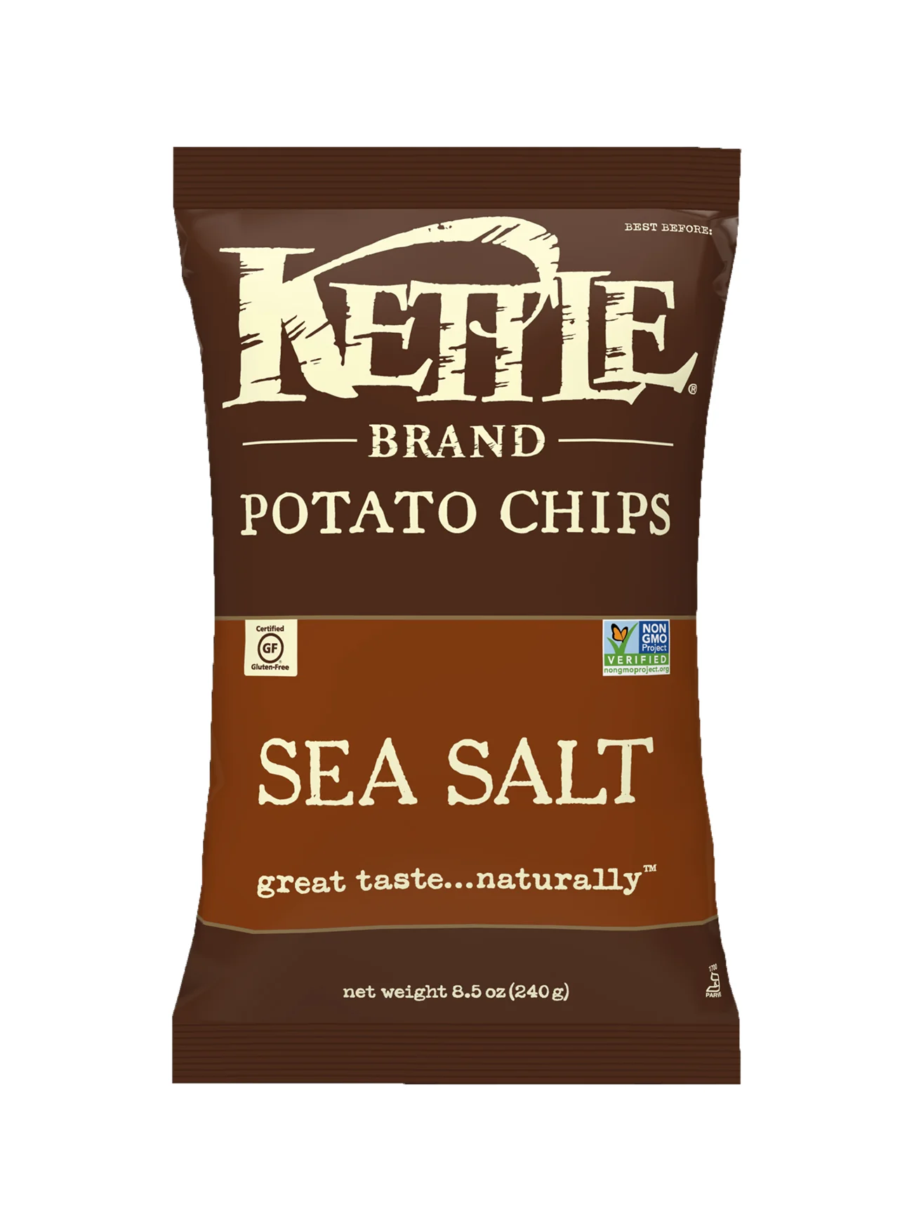 KETTLE CHIPS SEA SALT 141G